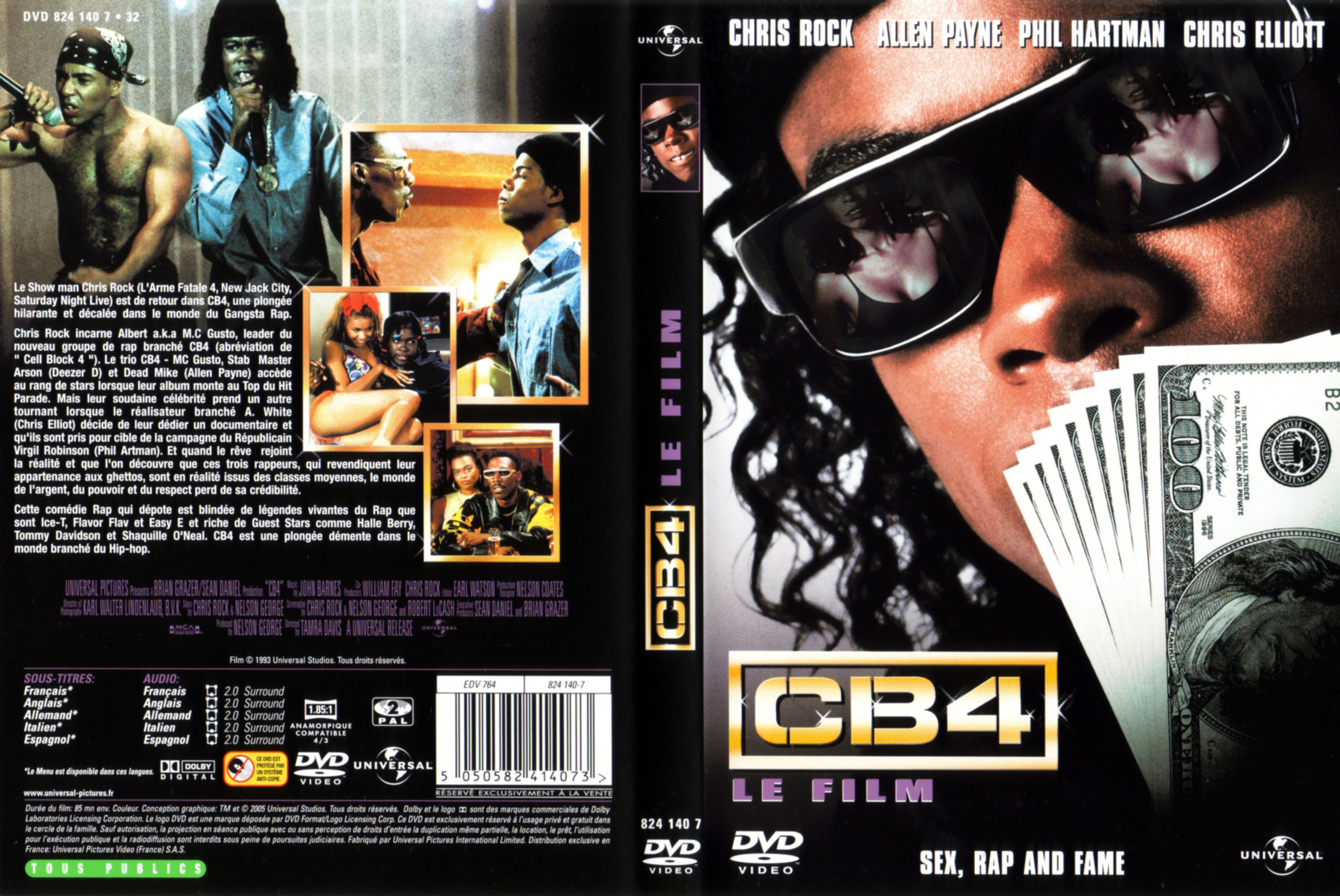 Jaquette DVD CB4 le film