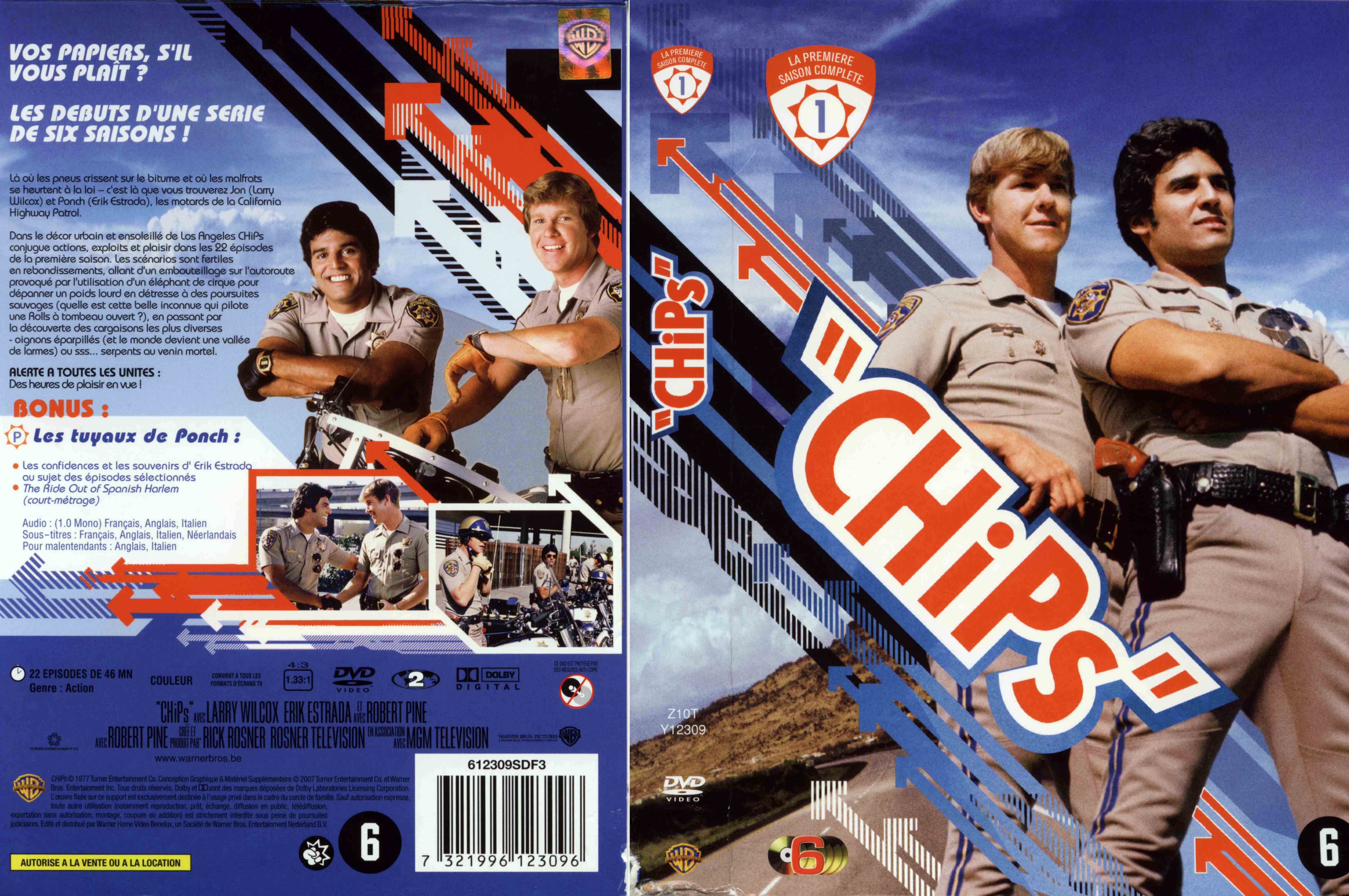 Jaquette DVD CHIPS Saison 1 COFFRET