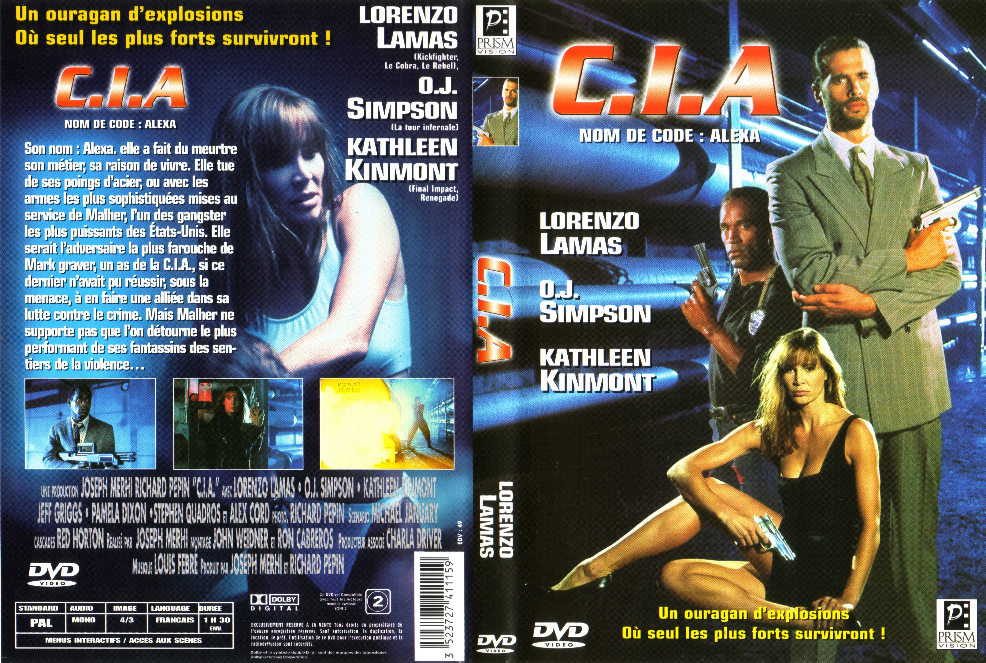 Jaquette DVD CIA nom de code alexa