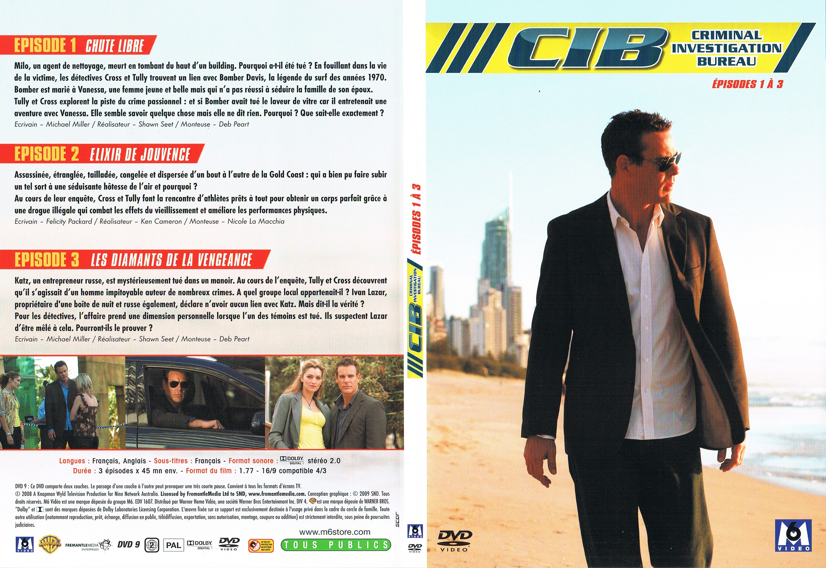 Jaquette DVD CIB Criminal Investigation Bureau Saison 1 DVD 1