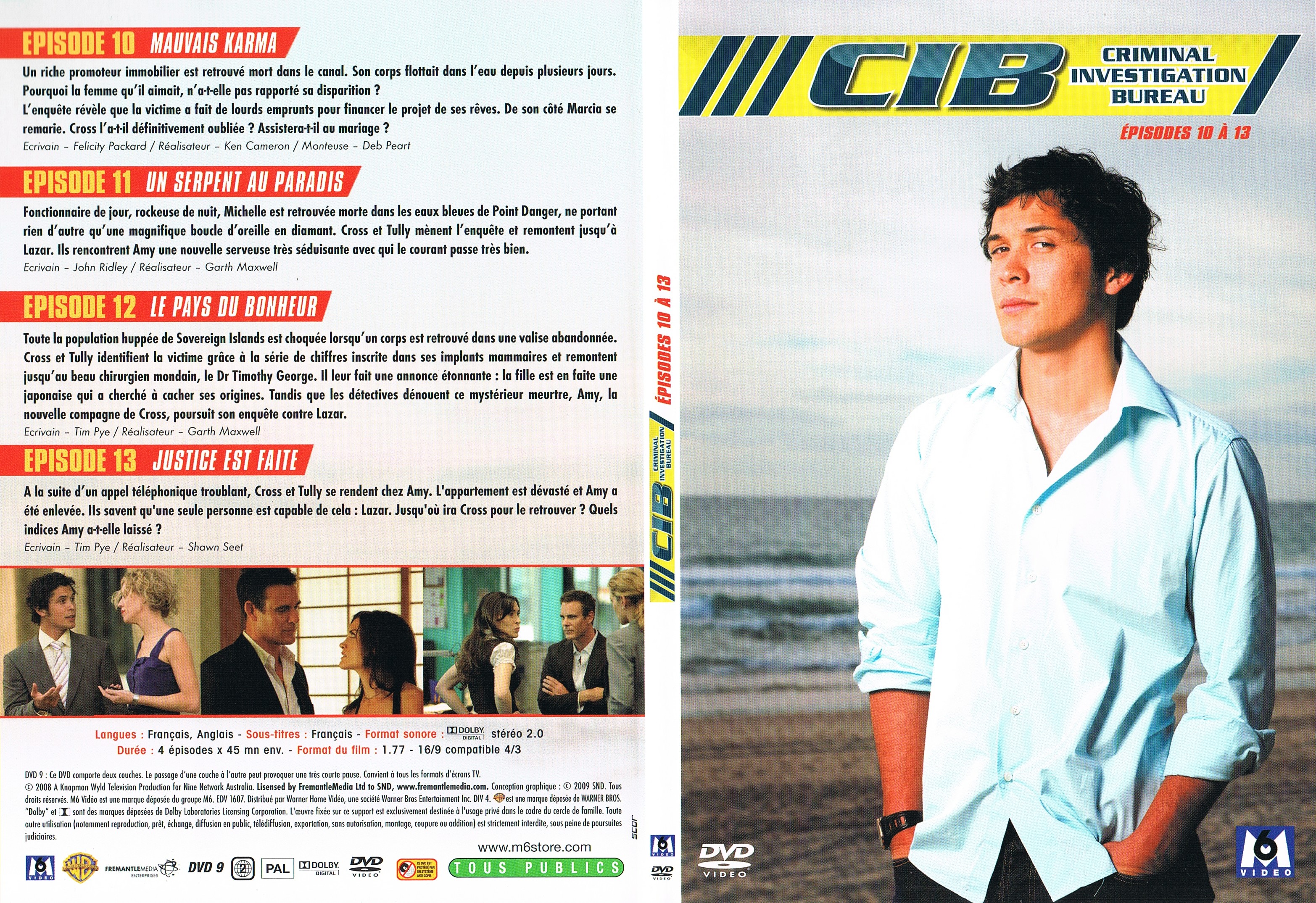 Jaquette DVD CIB Criminal Investigation Bureau Saison 1 DVD 4