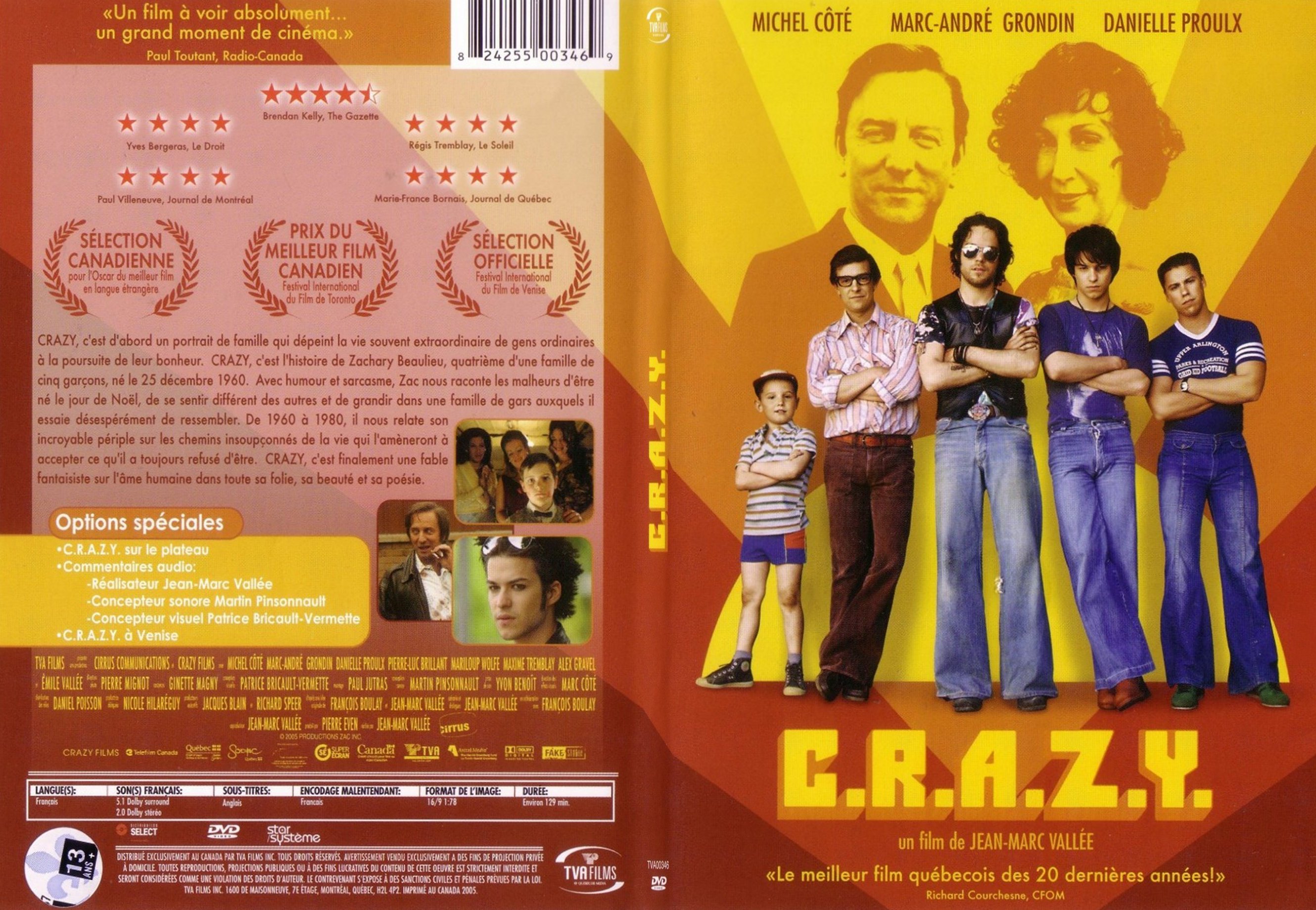 Jaquette DVD CRAZY - SLIM