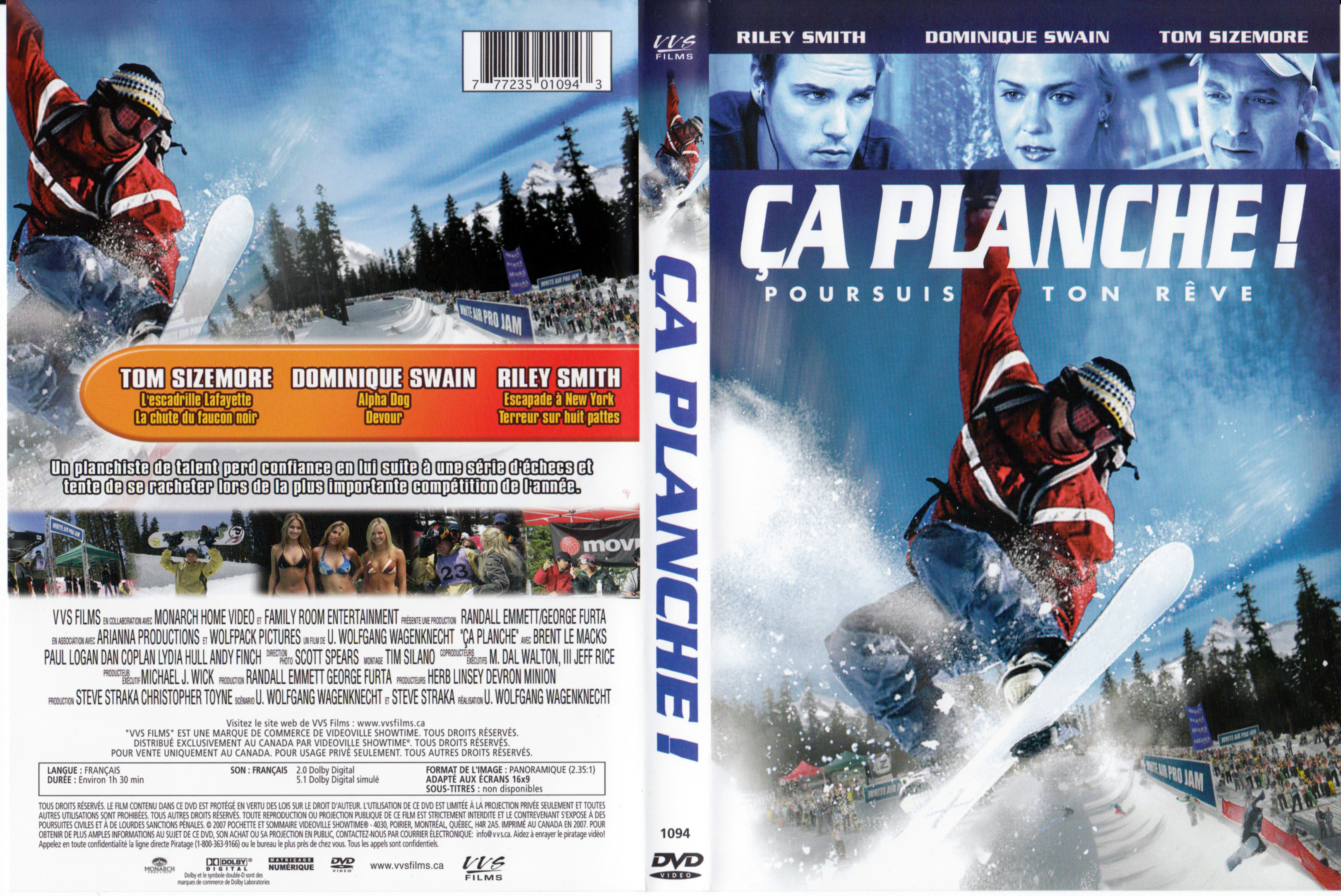 Jaquette DVD Ca planche