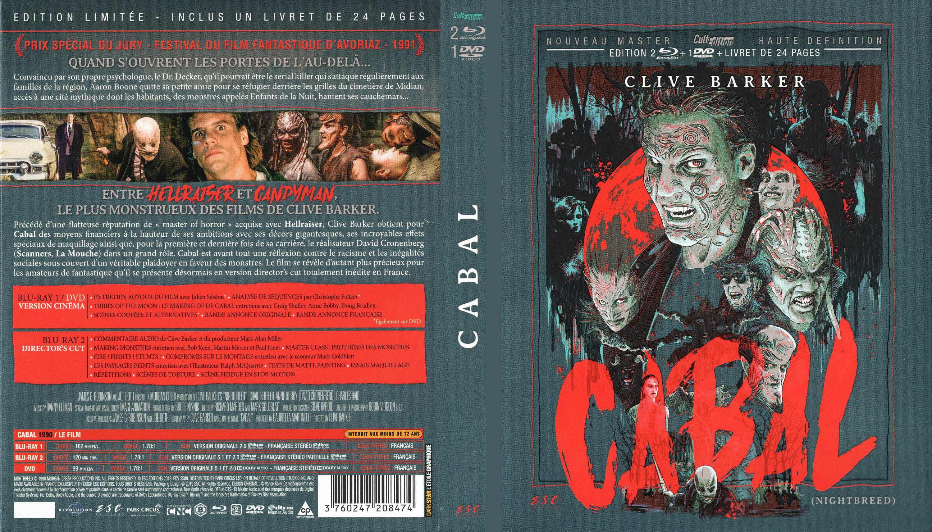 Jaquette DVD Cabal (BLU-RAY)