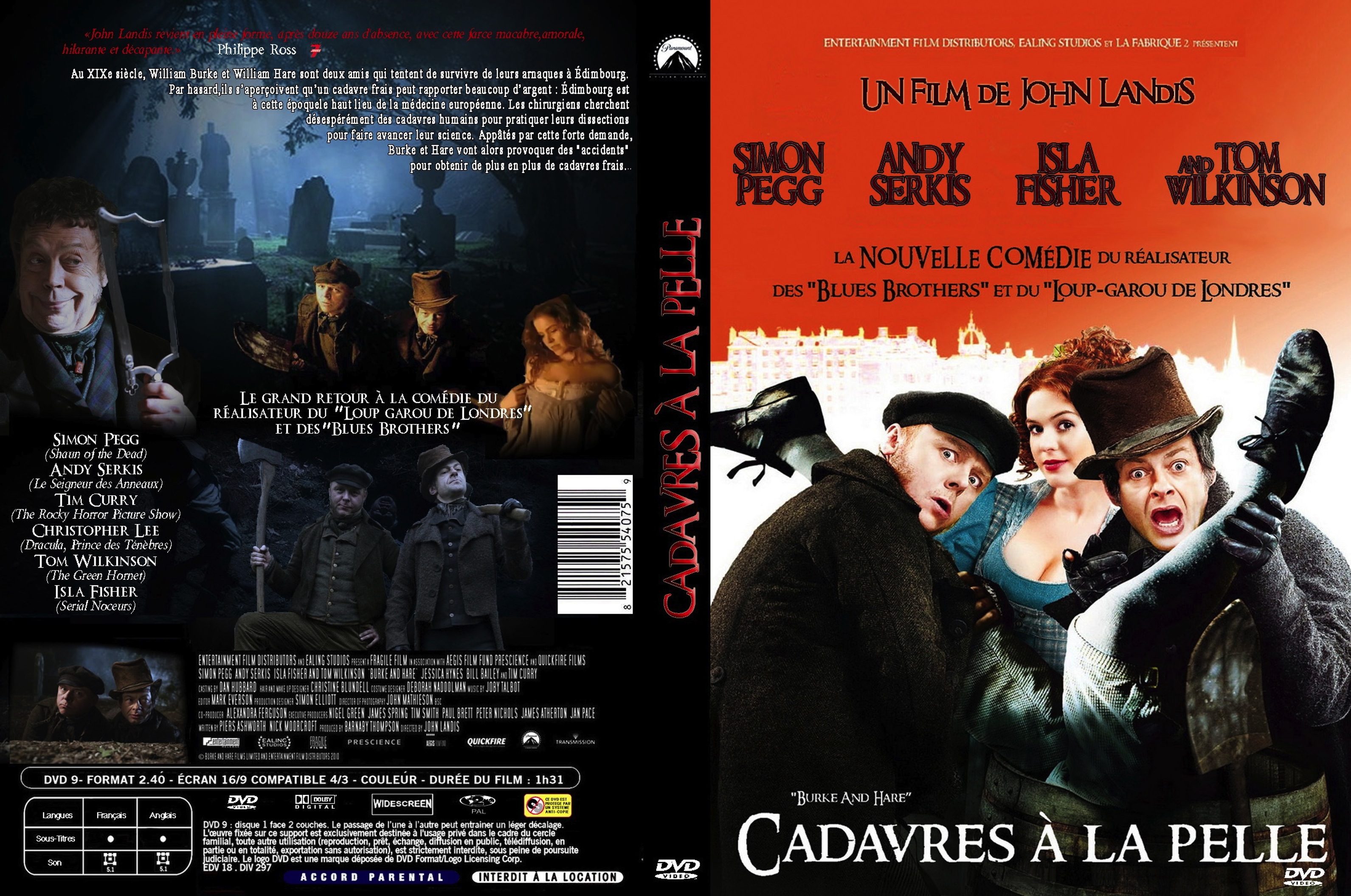 Jaquette DVD Cadavres a la pelle custom