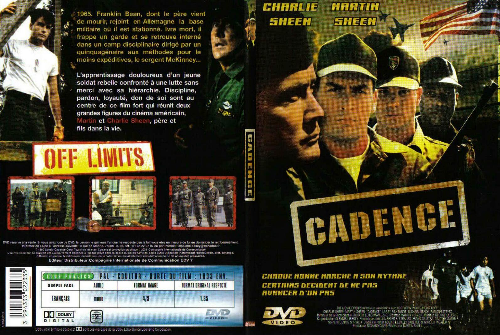 Jaquette DVD Cadence - SLIM