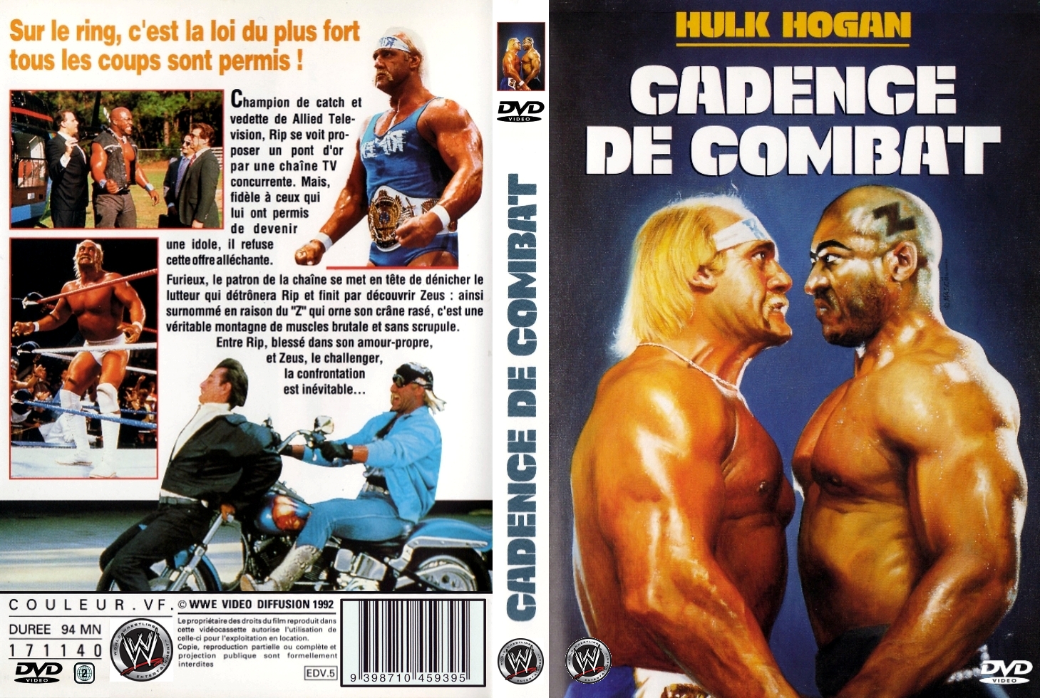 Jaquette DVD Cadence de combat custom