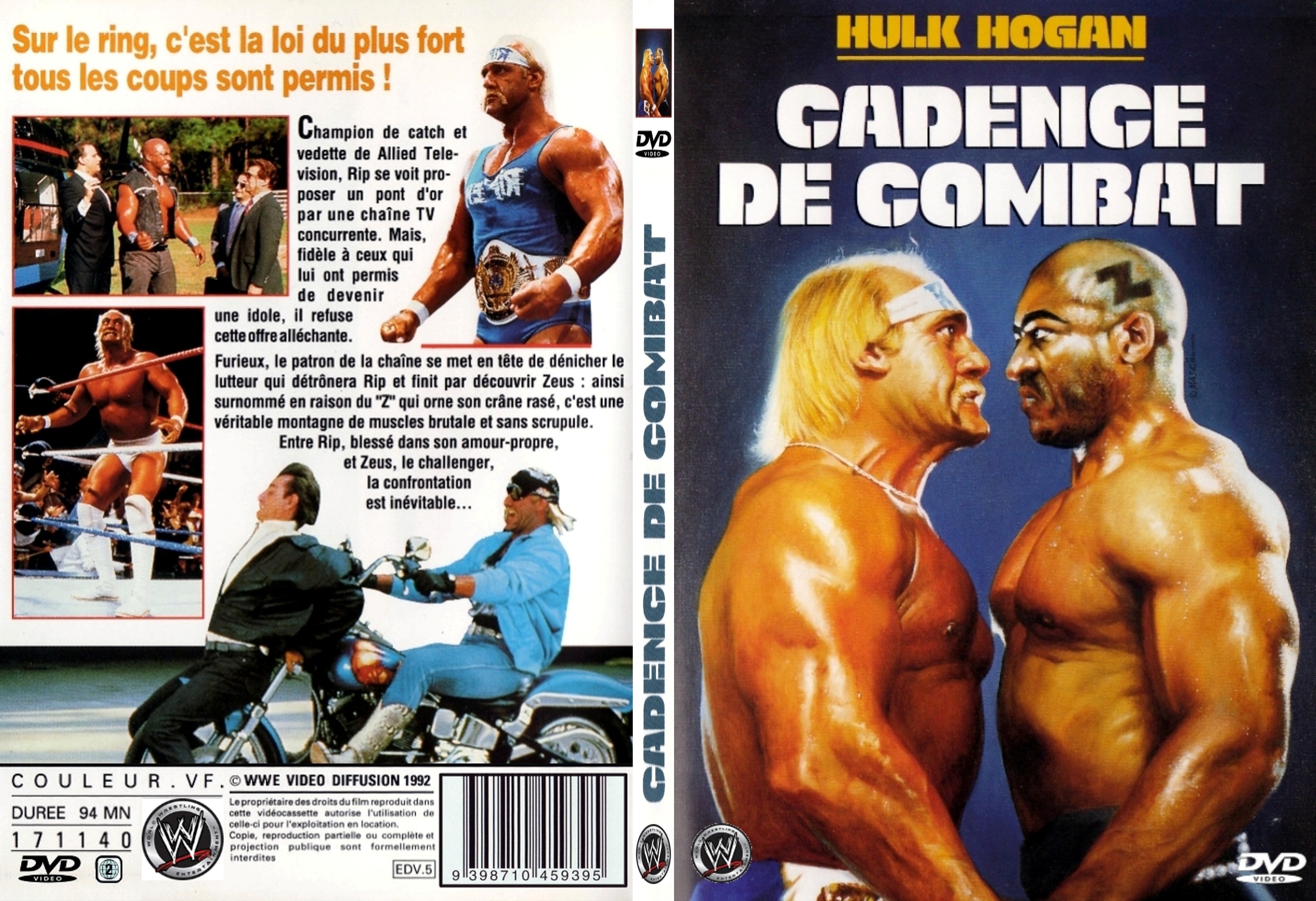 Jaquette DVD Cadence de combat custom - SLIM