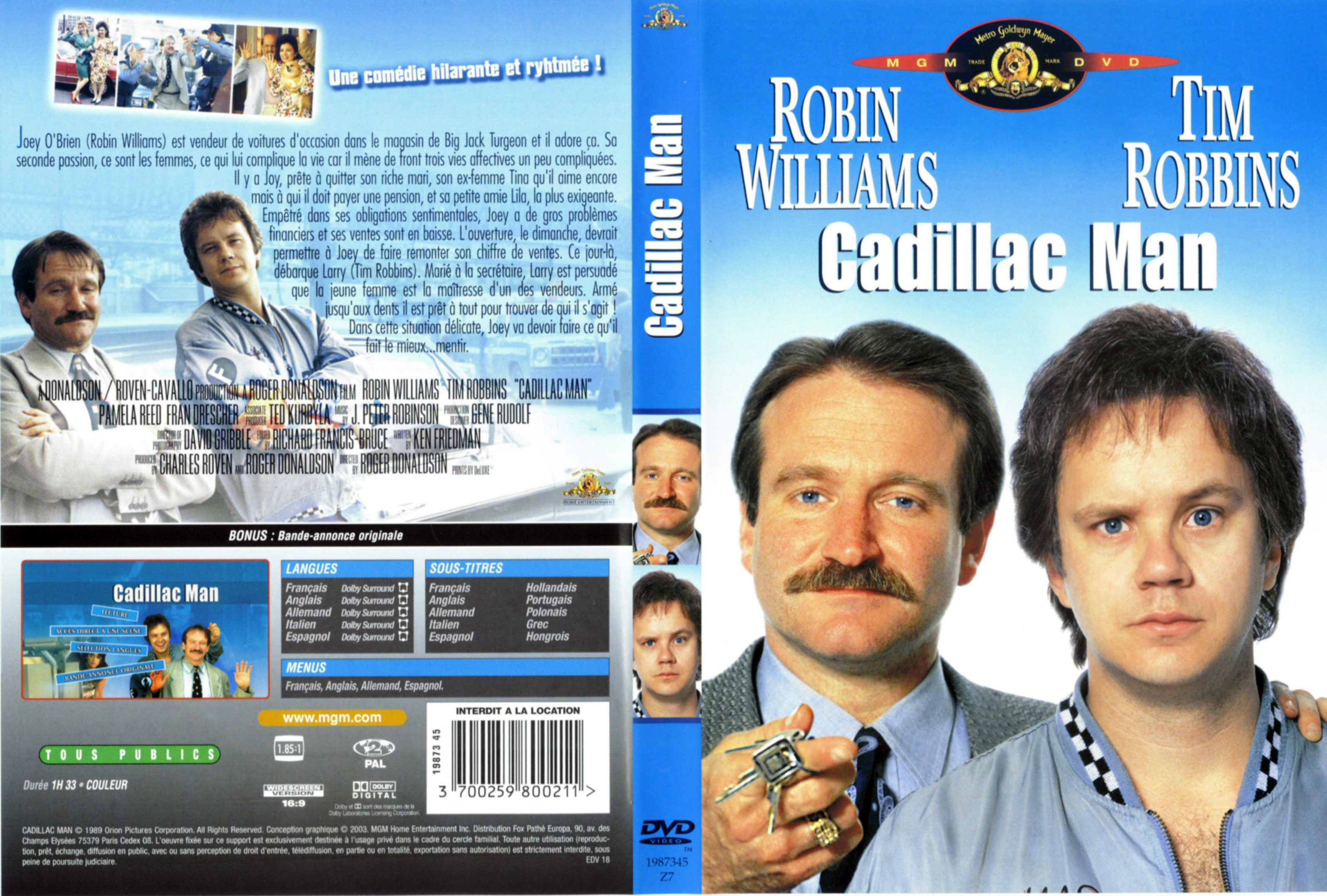 Jaquette DVD Cadillac man