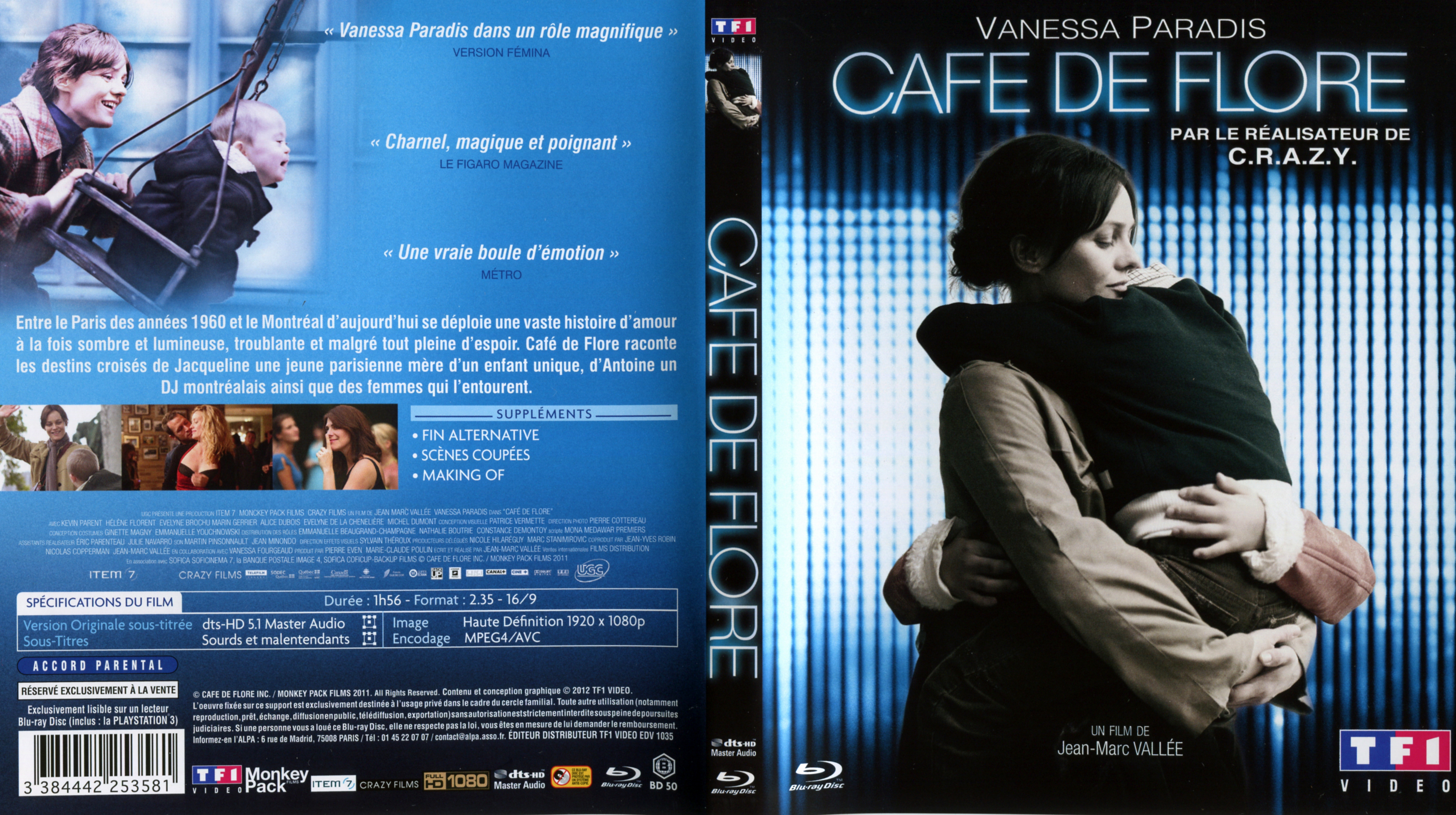 Jaquette DVD Caf de flore (BLU-RAY)