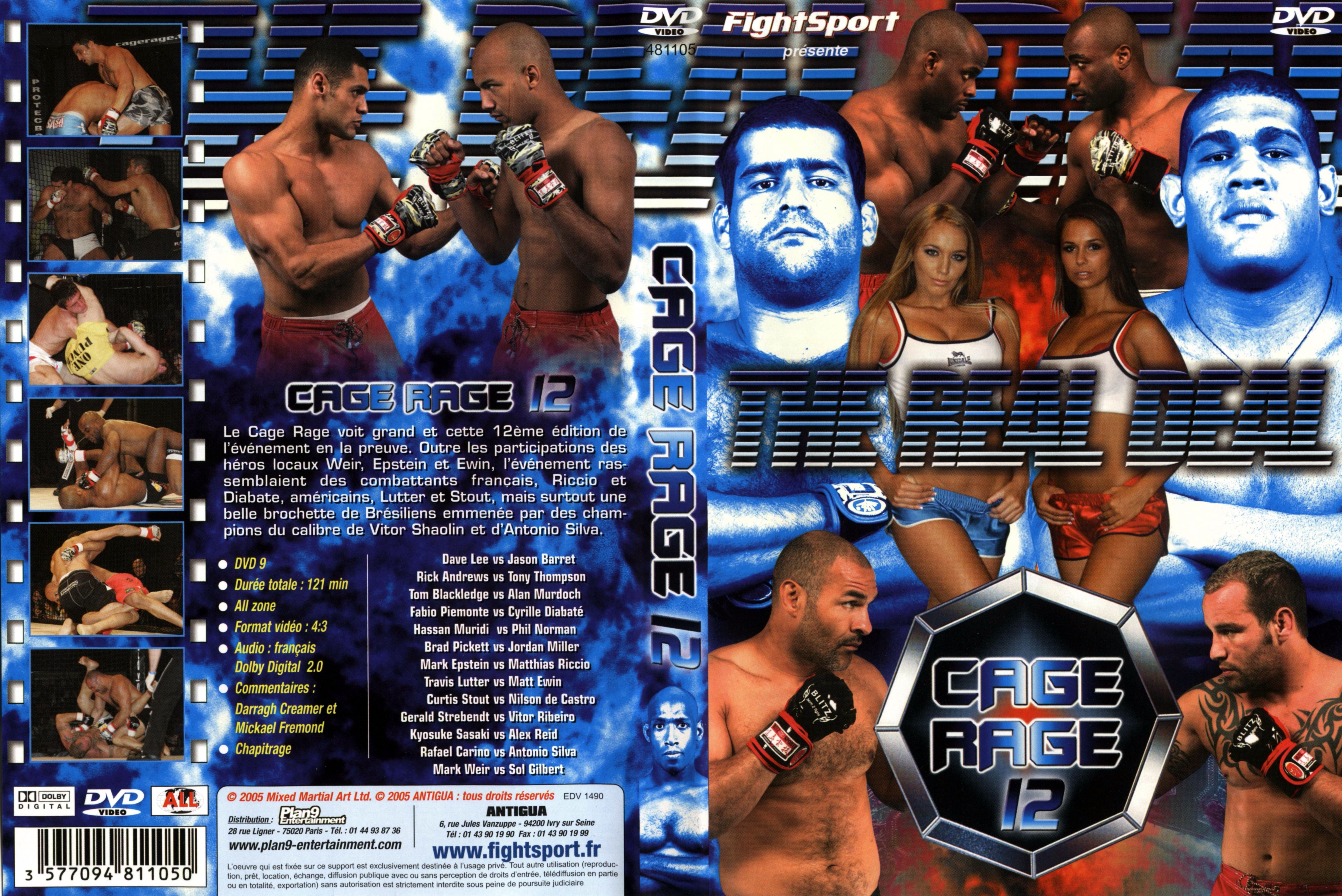 Jaquette DVD Cage rage 12