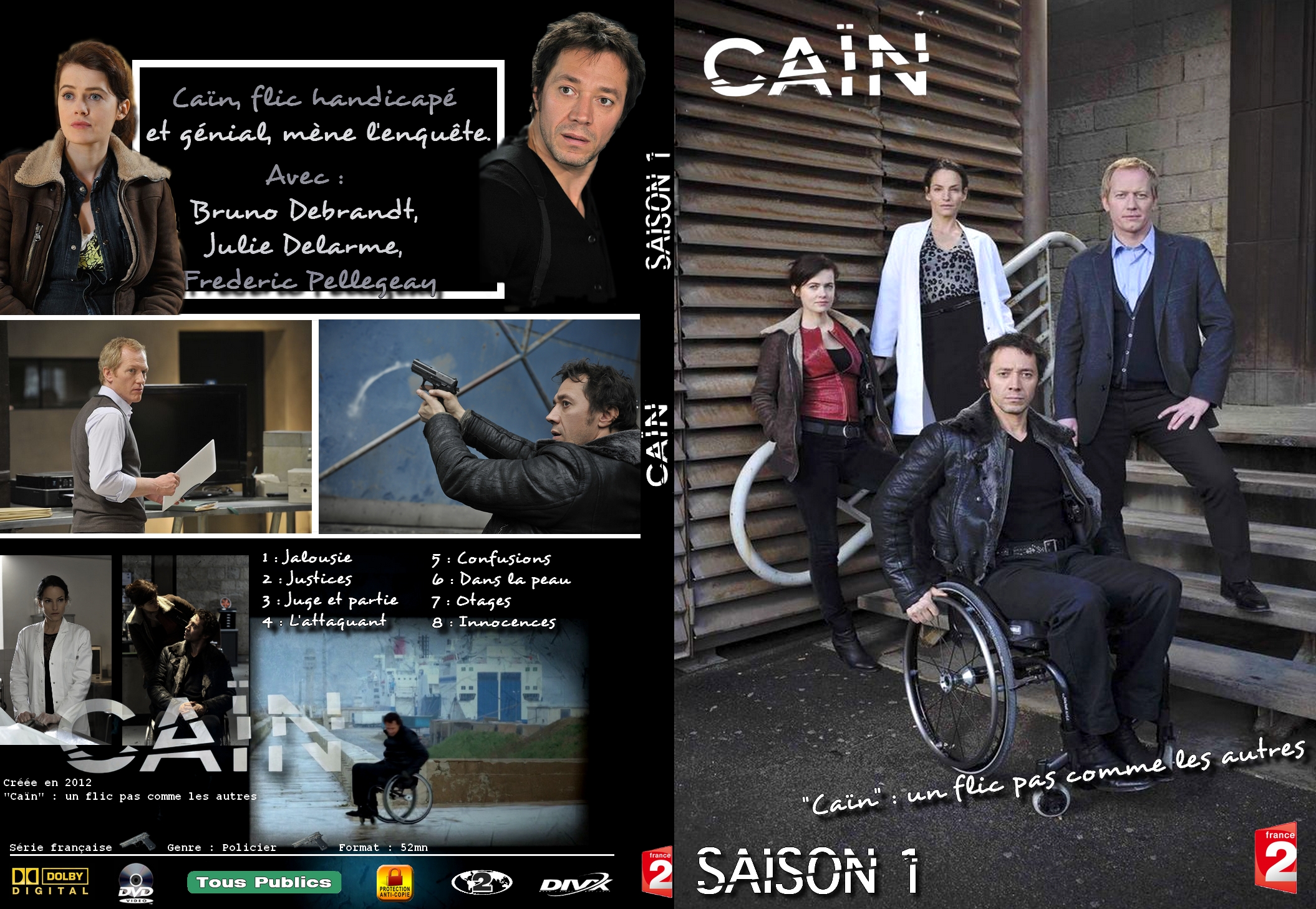 Jaquette DVD Cain Saison 1 custom