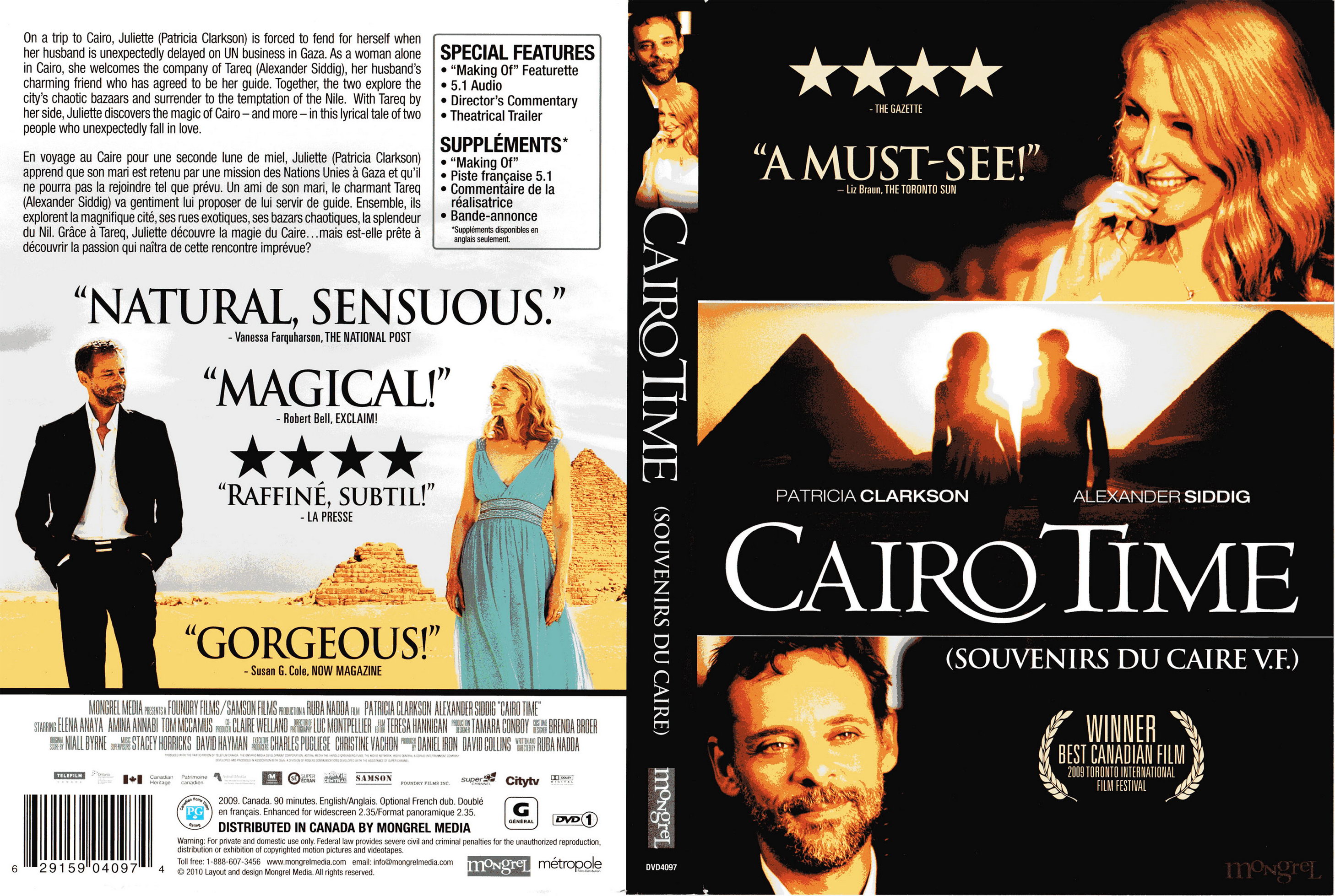 Jaquette DVD Cairo time - Souvenirs du caire (Canadienne)