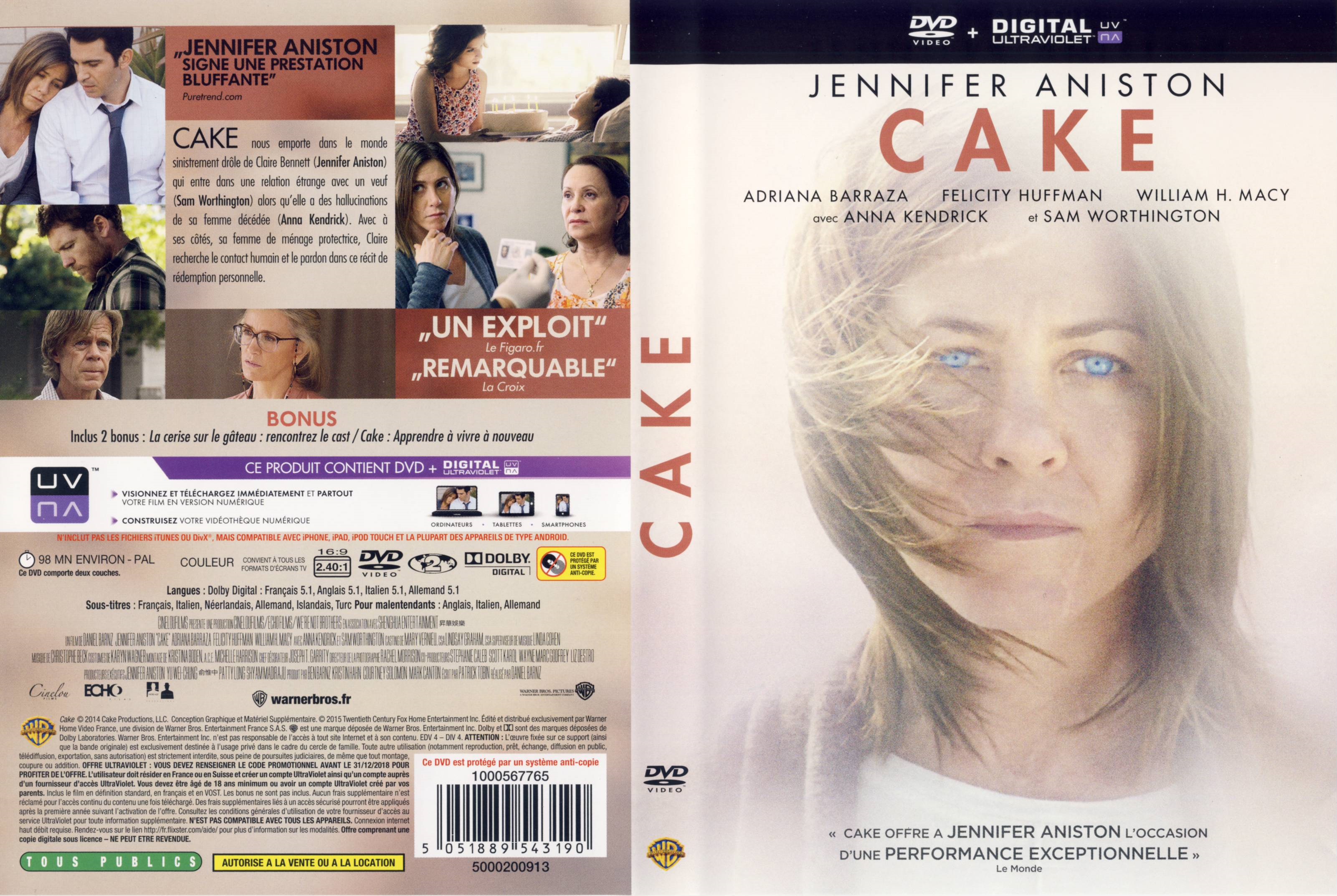 Jaquette DVD Cake