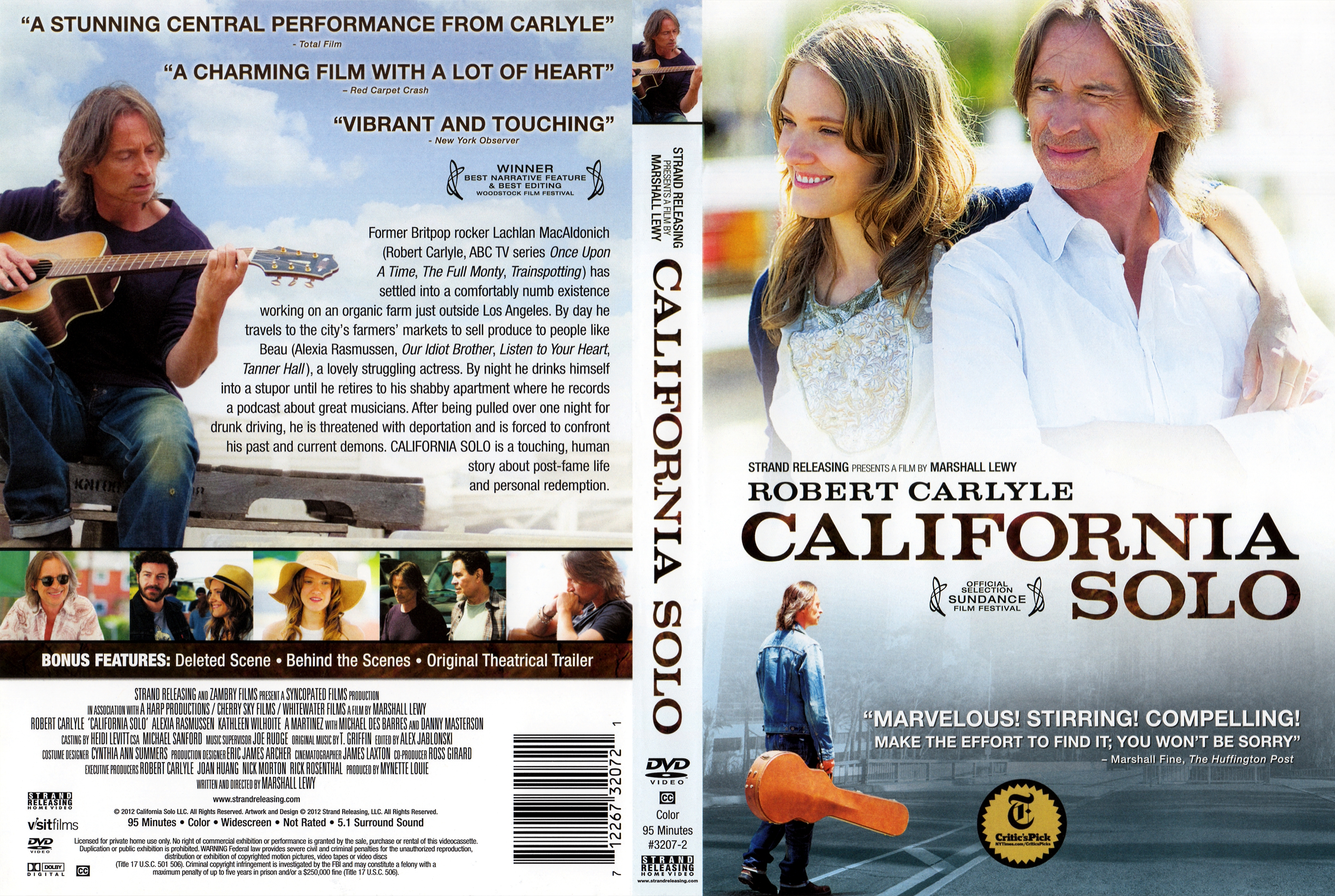 Jaquette DVD California Solo Zone 1