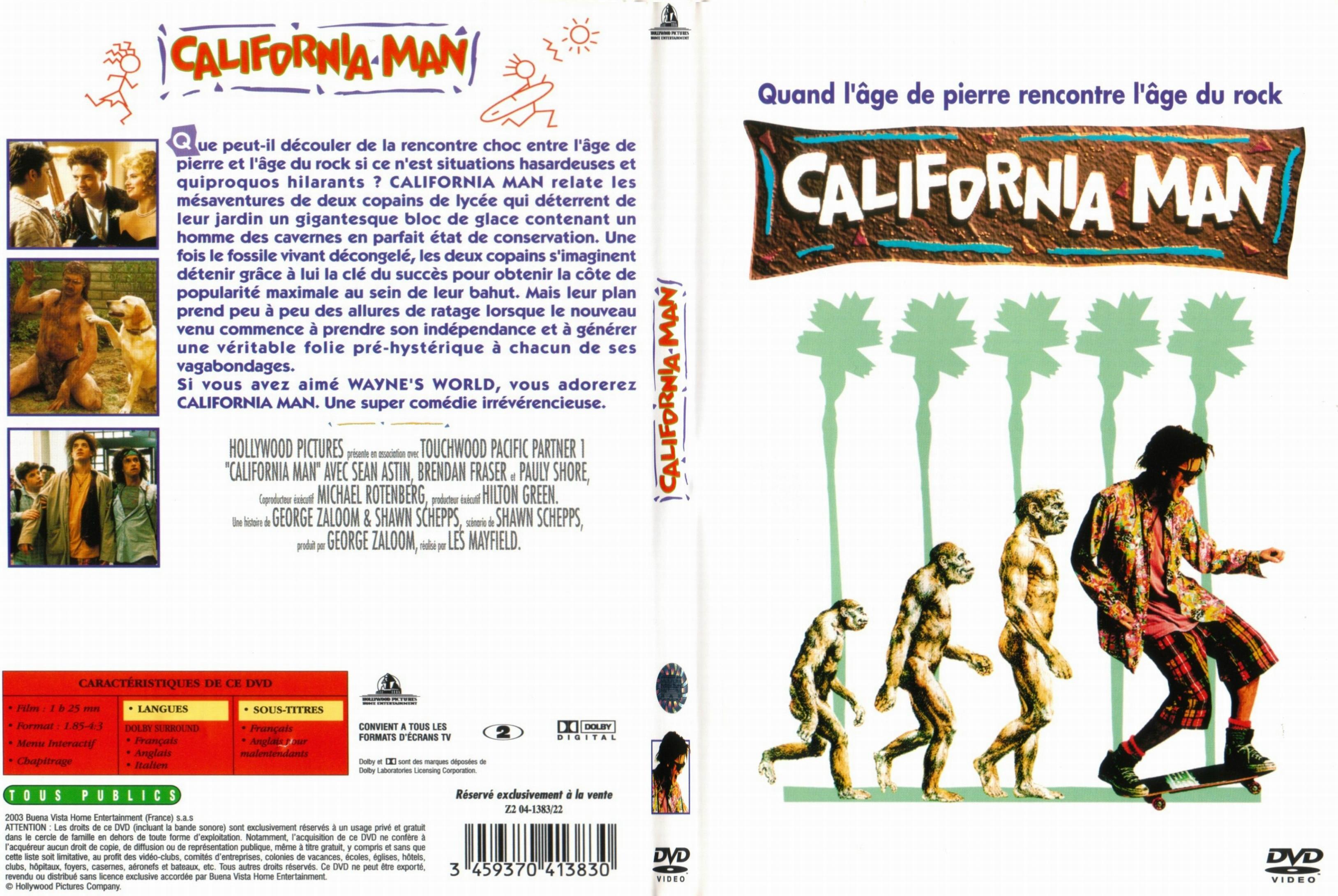 Jaquette DVD California man - SLIM