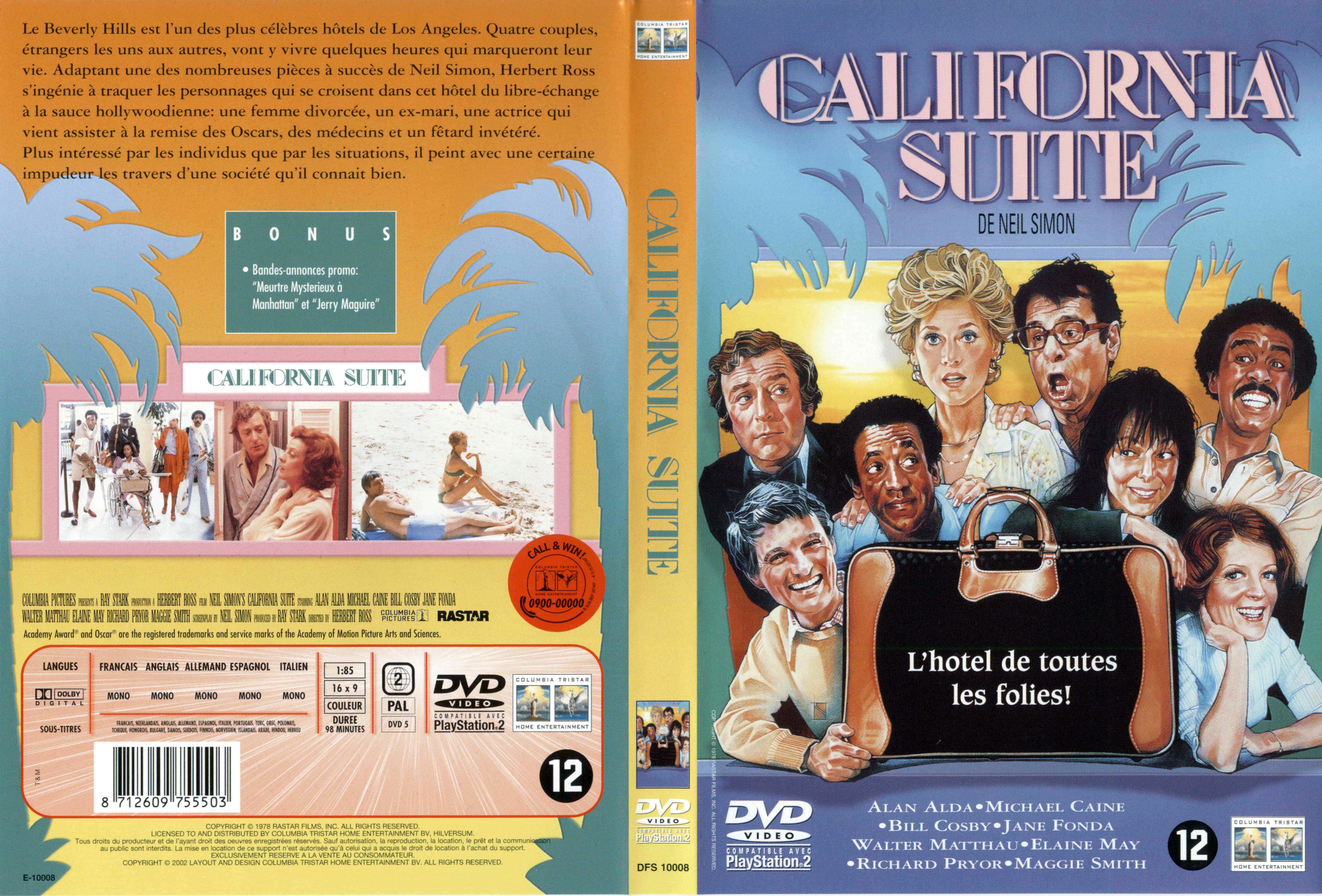 Jaquette DVD California suite