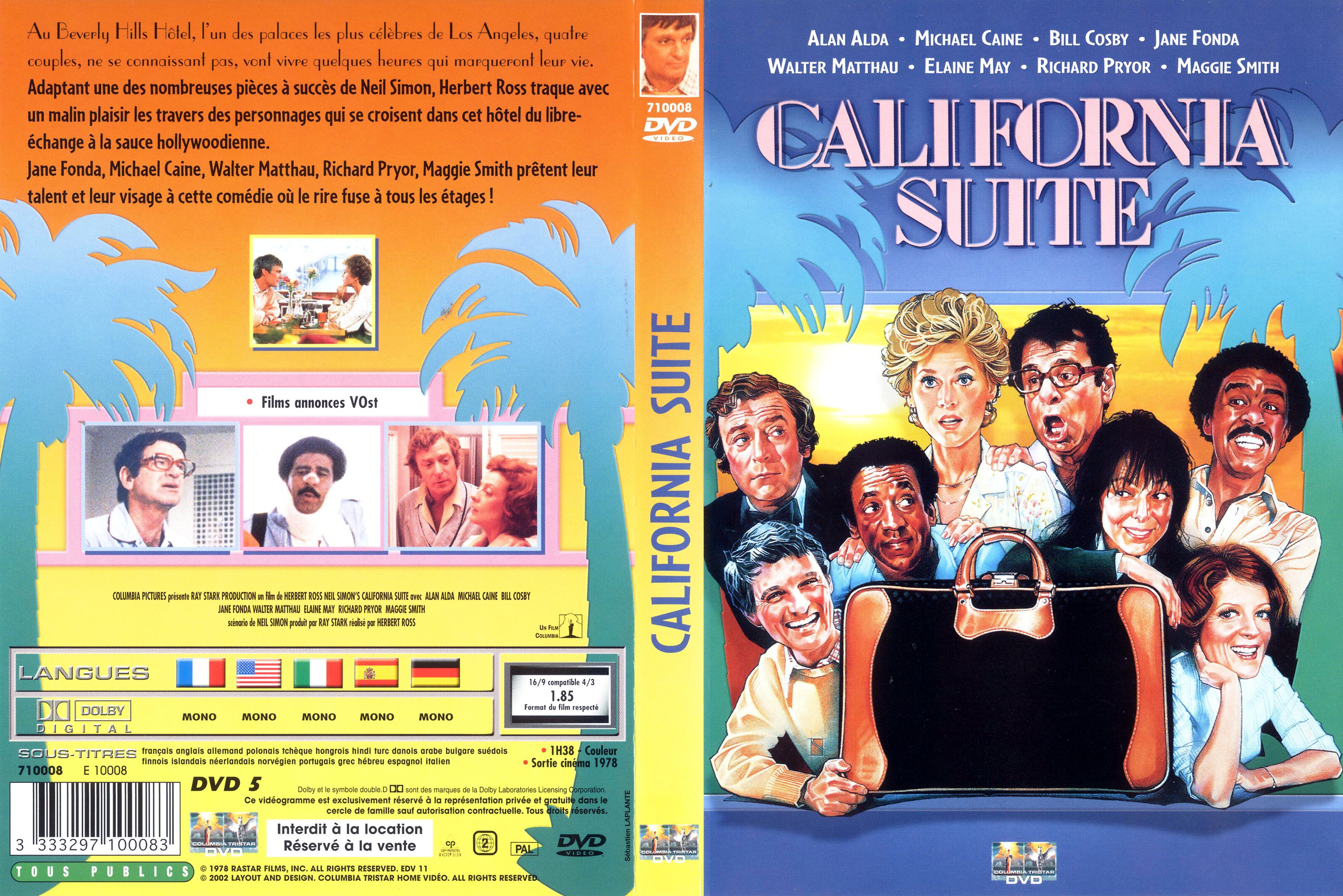 Jaquette DVD California suite v2