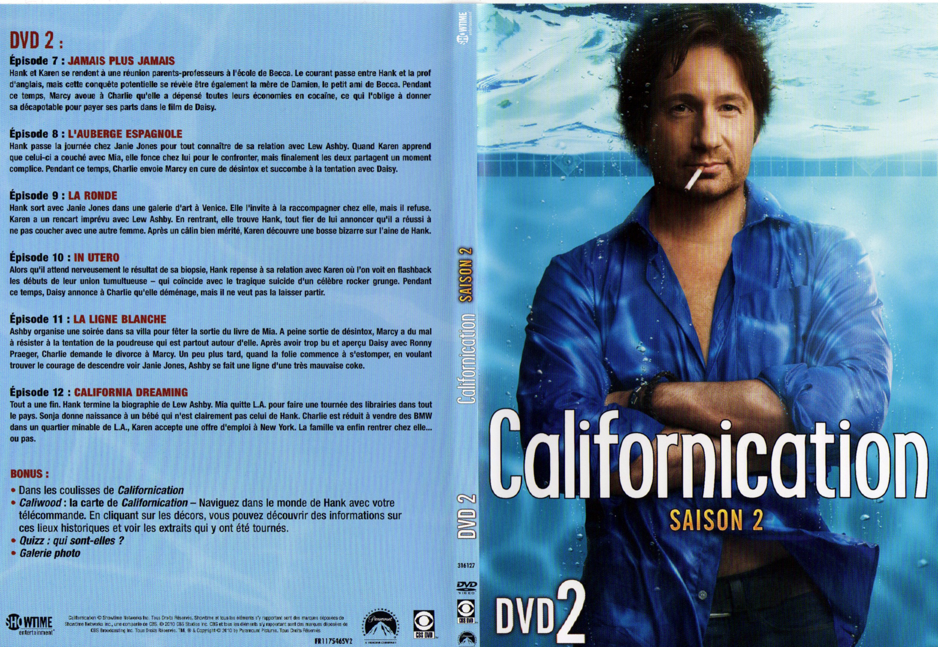 Jaquette DVD Californication Saison 2 DVD 2