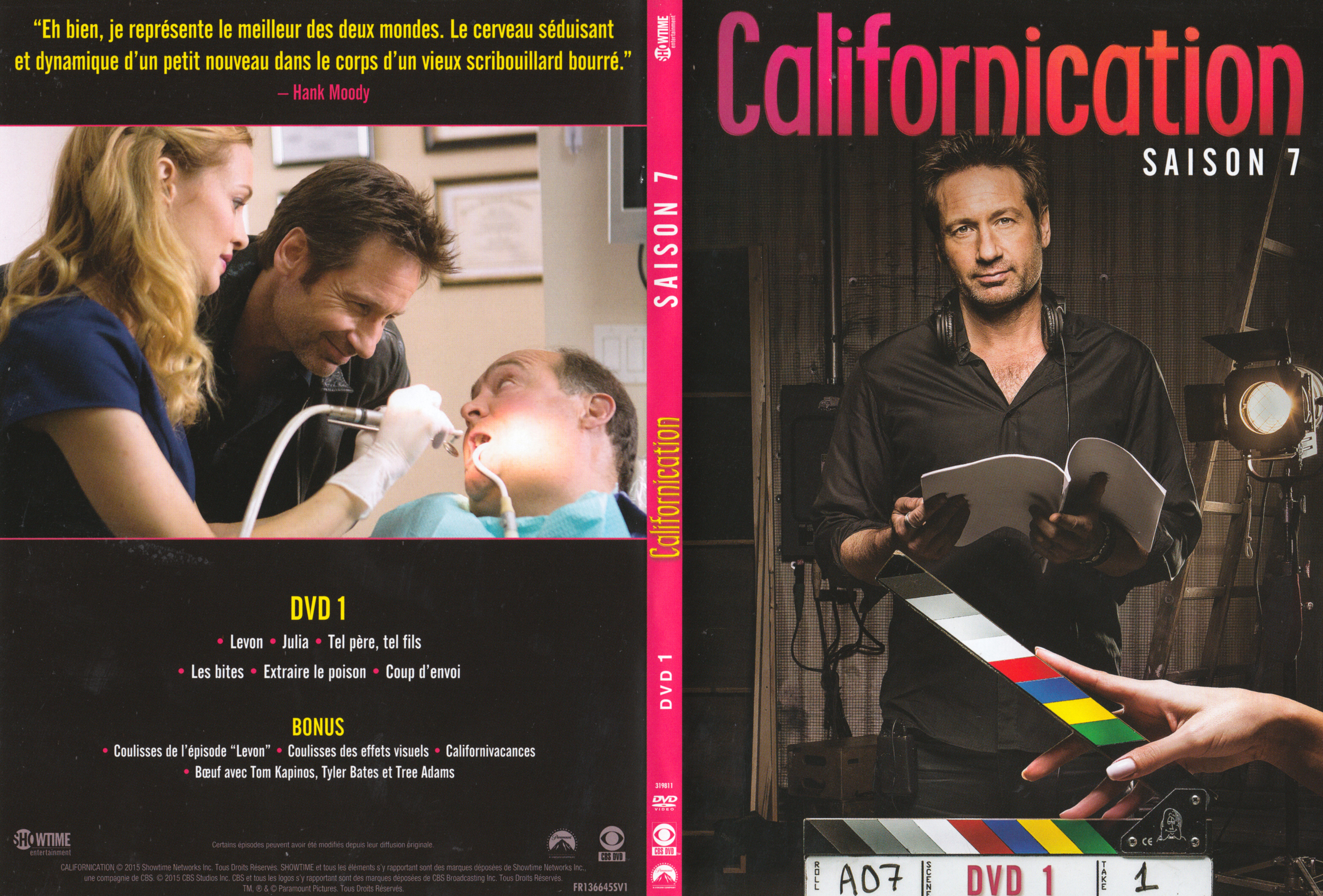 Jaquette DVD Californication Saison 7 DVD 1