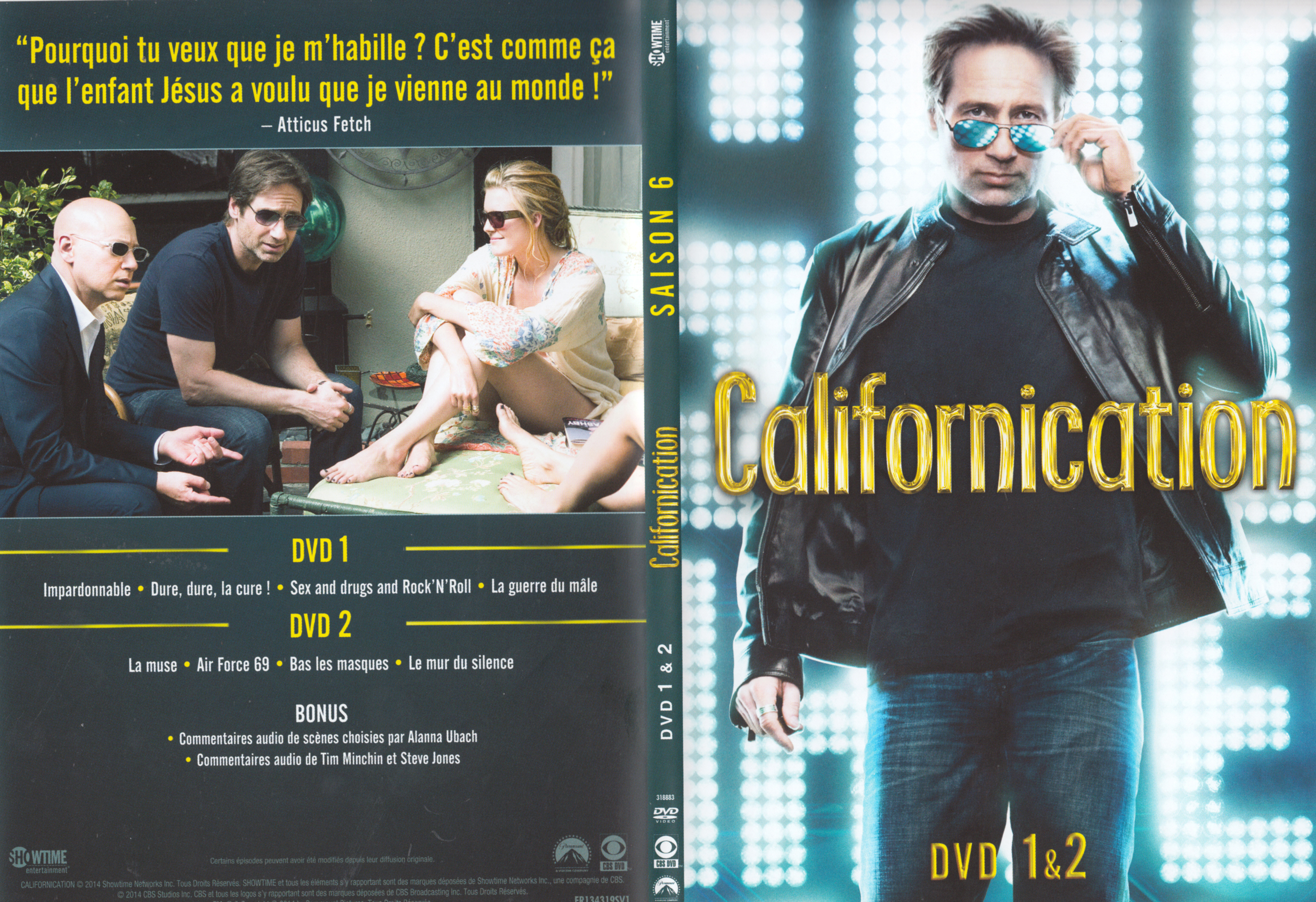 Jaquette DVD Californication saison 6 DVD 1