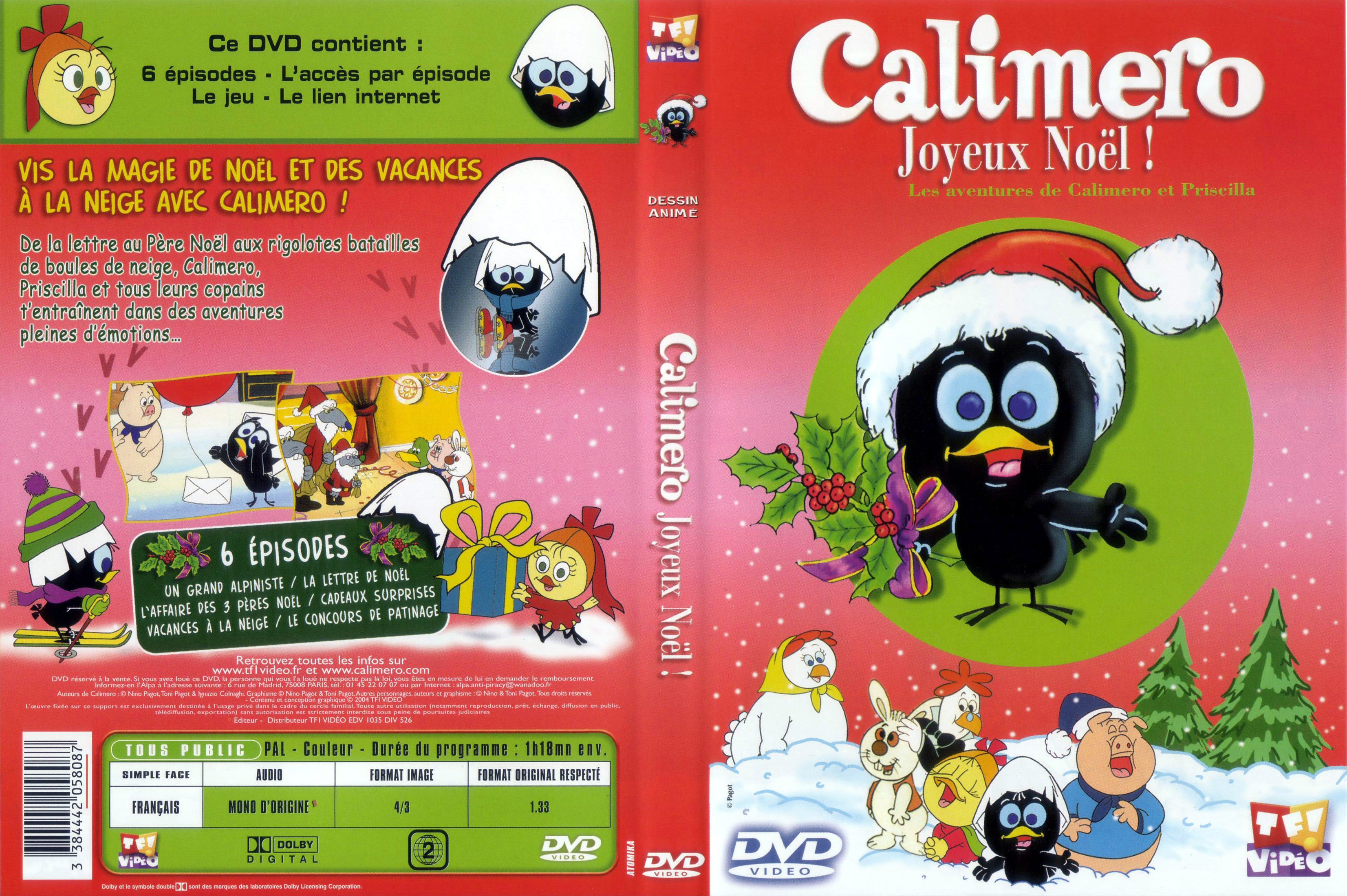 Jaquette DVD Calimero - joyeux noel