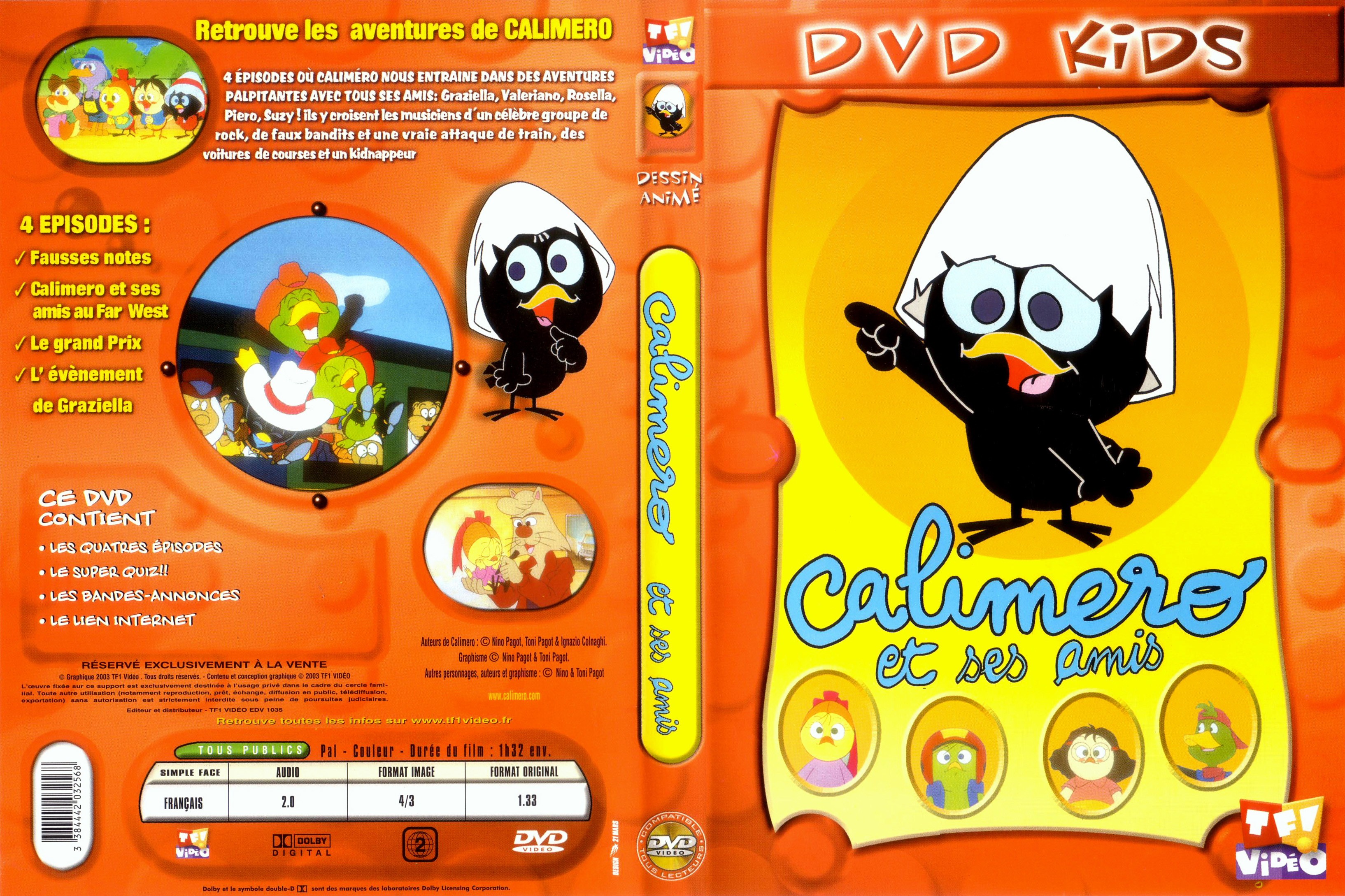 Jaquette DVD Calimero et ses amis