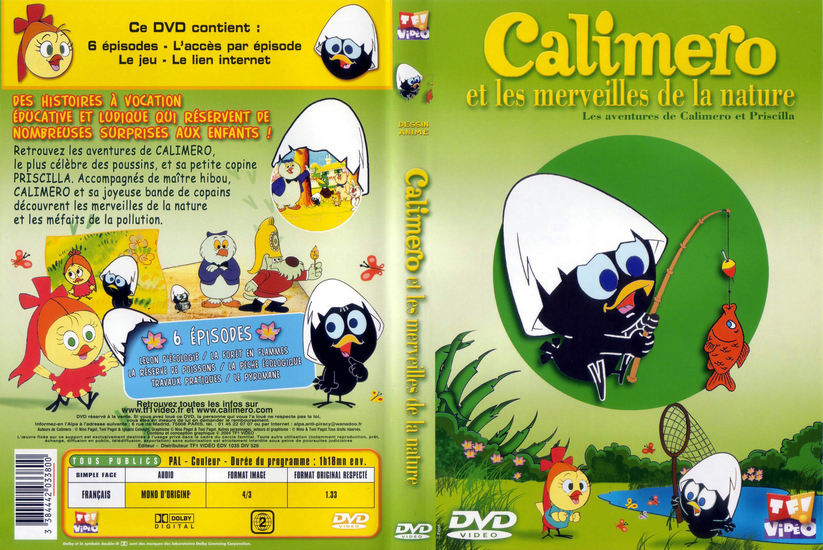 Jaquette DVD Calimero les merveilles de la nature