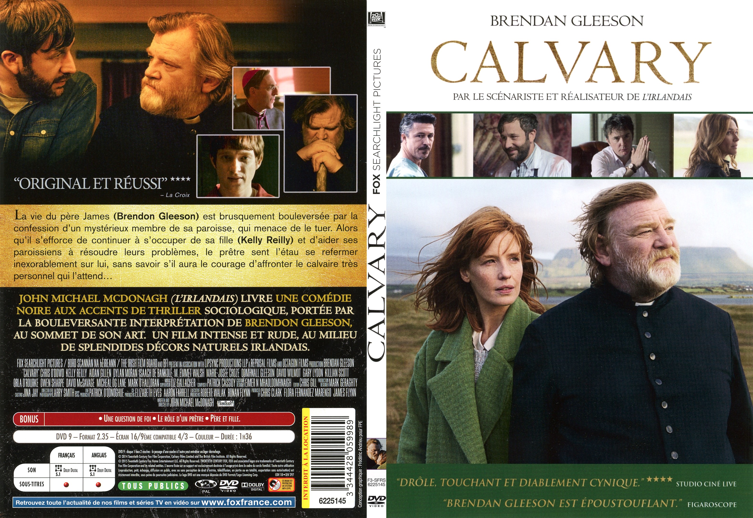 Jaquette DVD Calvary - SLIM