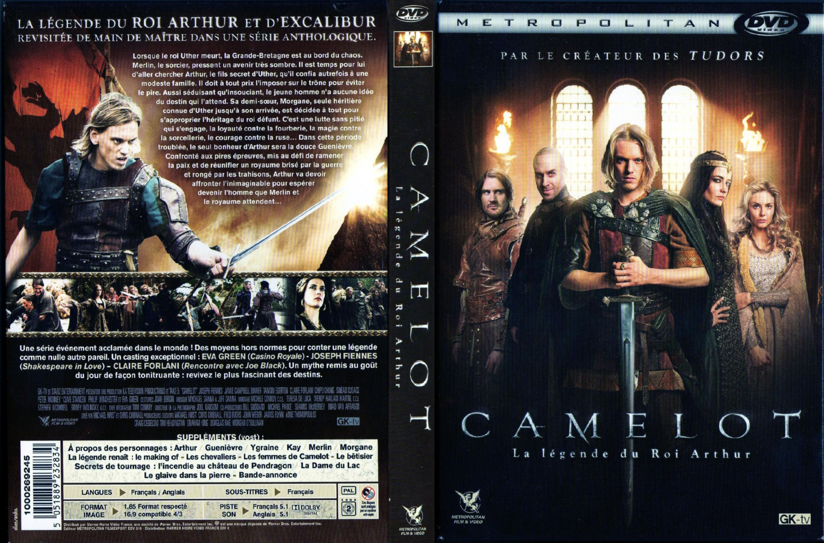 Jaquette DVD Camelot La legende du roi Arthur
