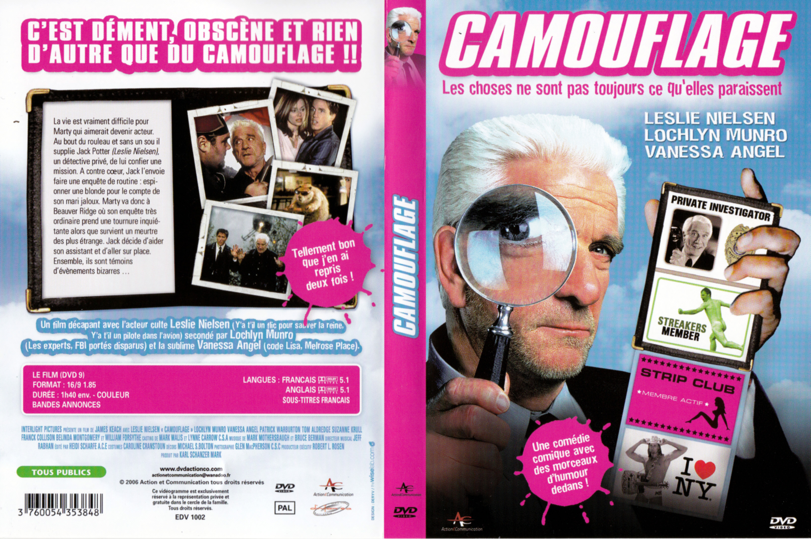 Jaquette DVD Camouflage (2001)