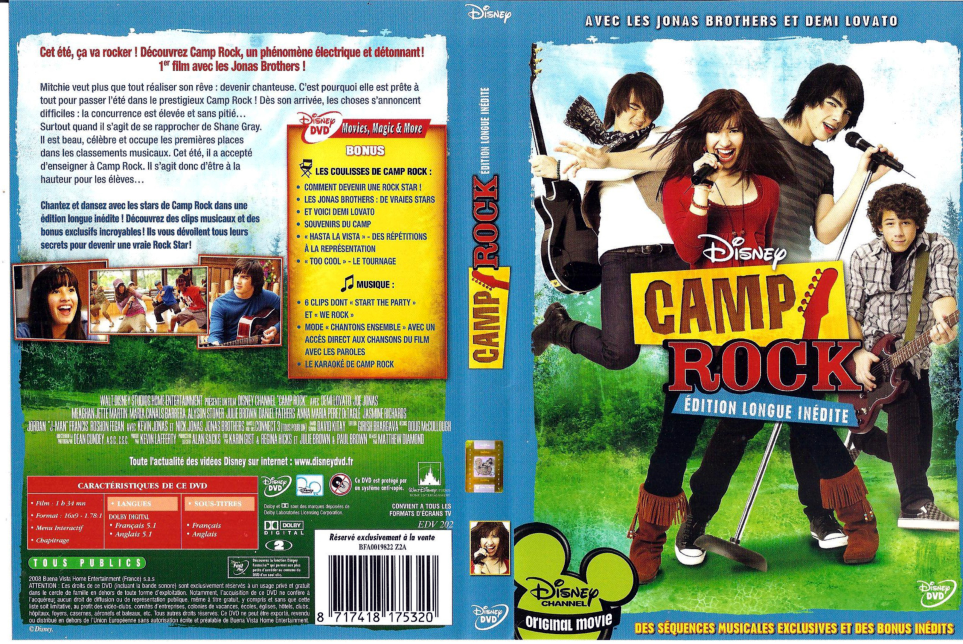 Jaquette DVD Camp Rock