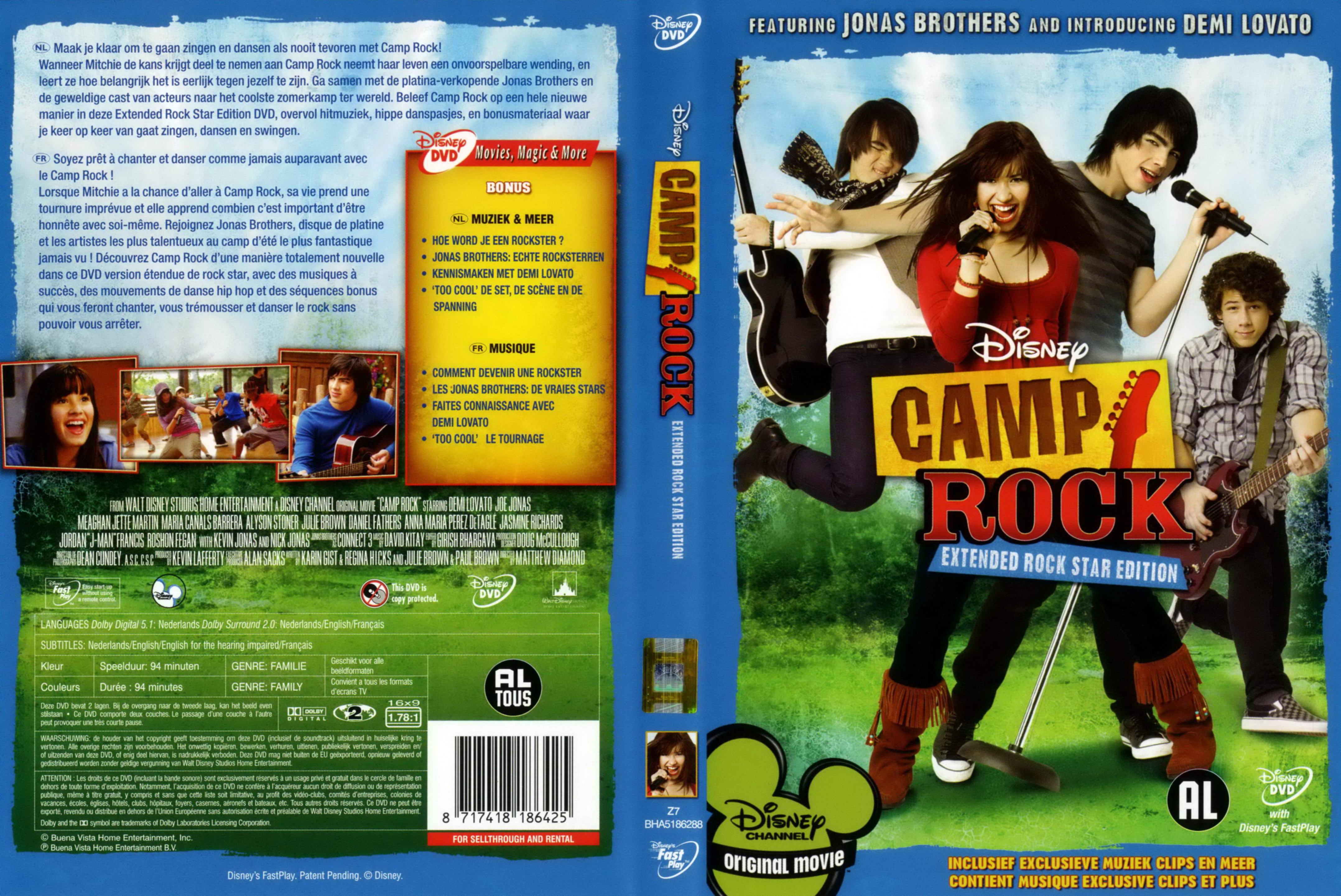 Jaquette DVD Camp rock v2