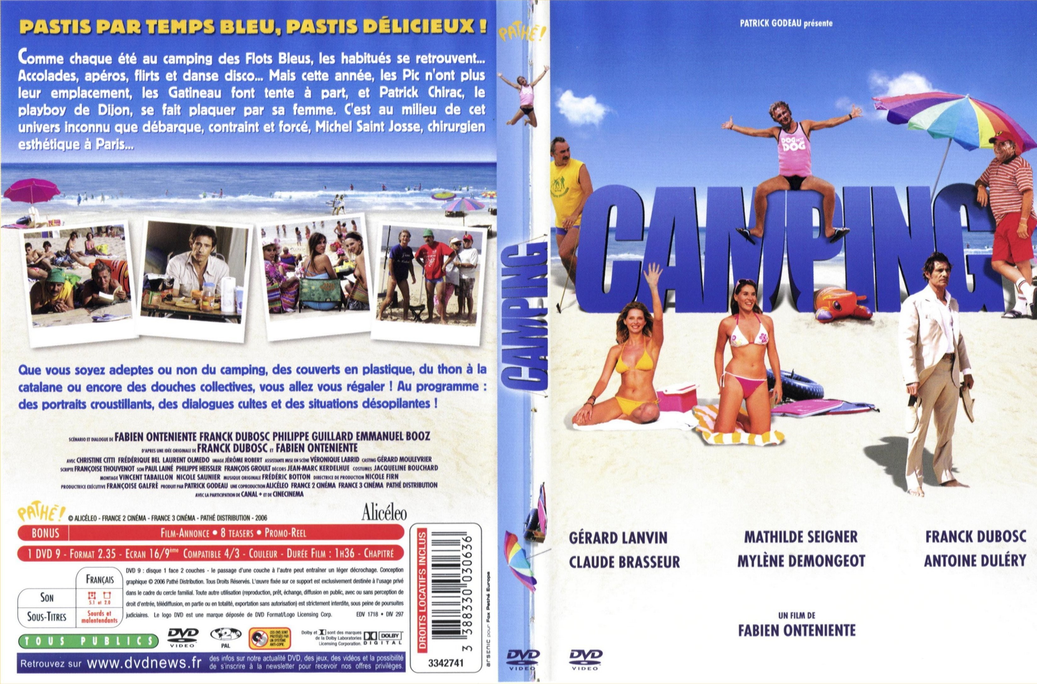 Jaquette DVD Camping