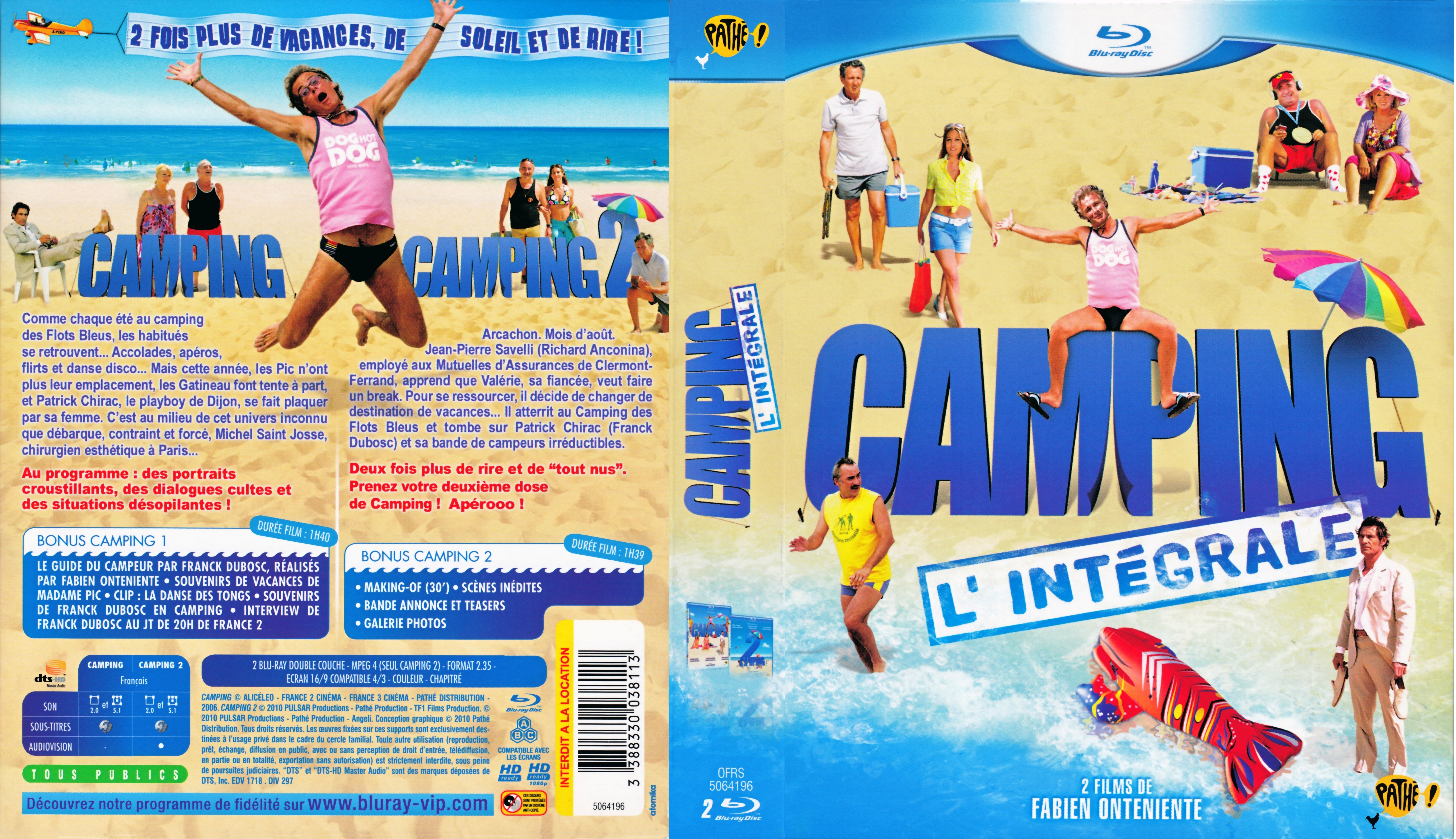 Jaquette DVD Camping 1 & 2 COFFRET (BLU-RAY)