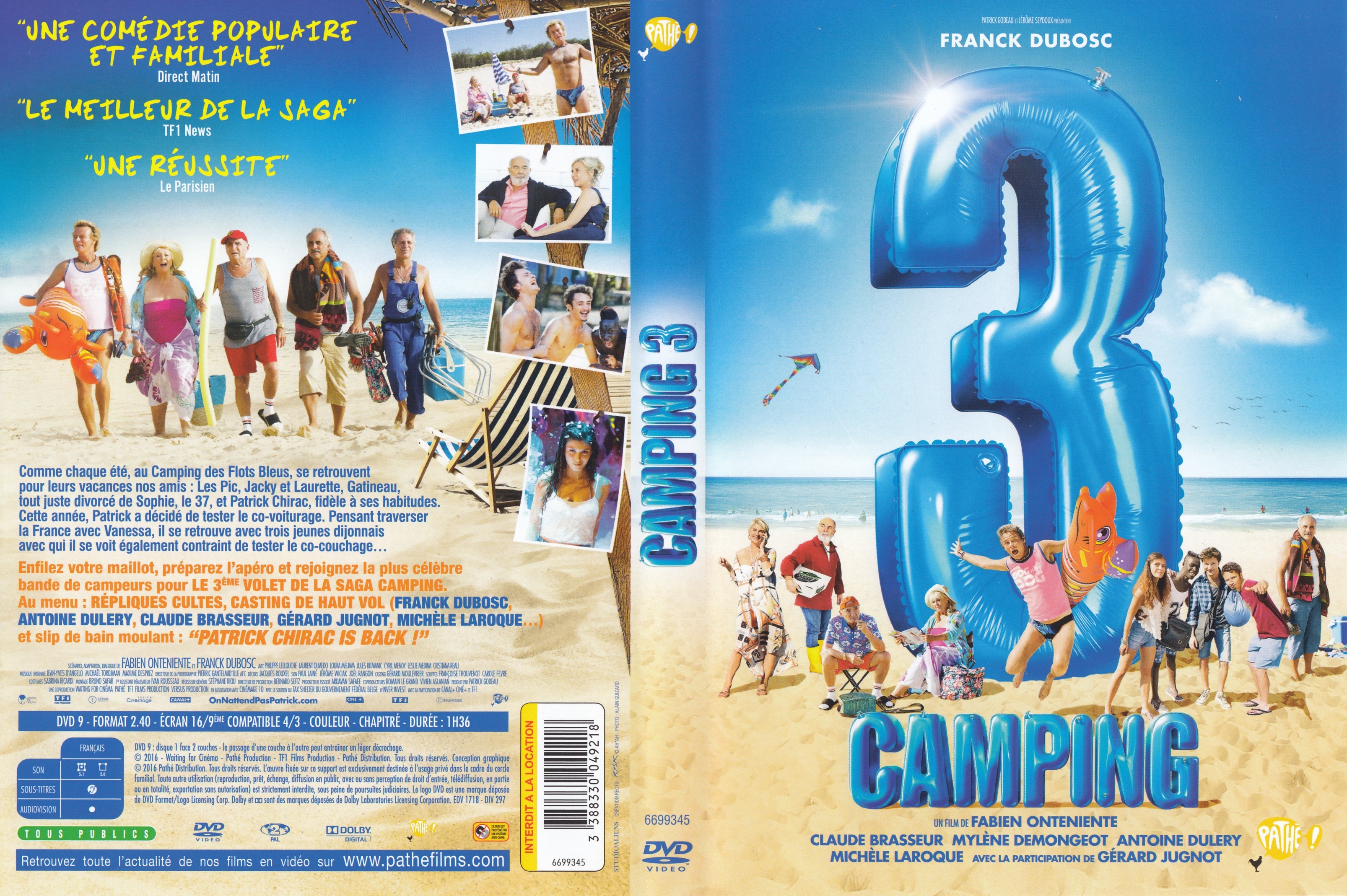 Jaquette DVD Camping 3