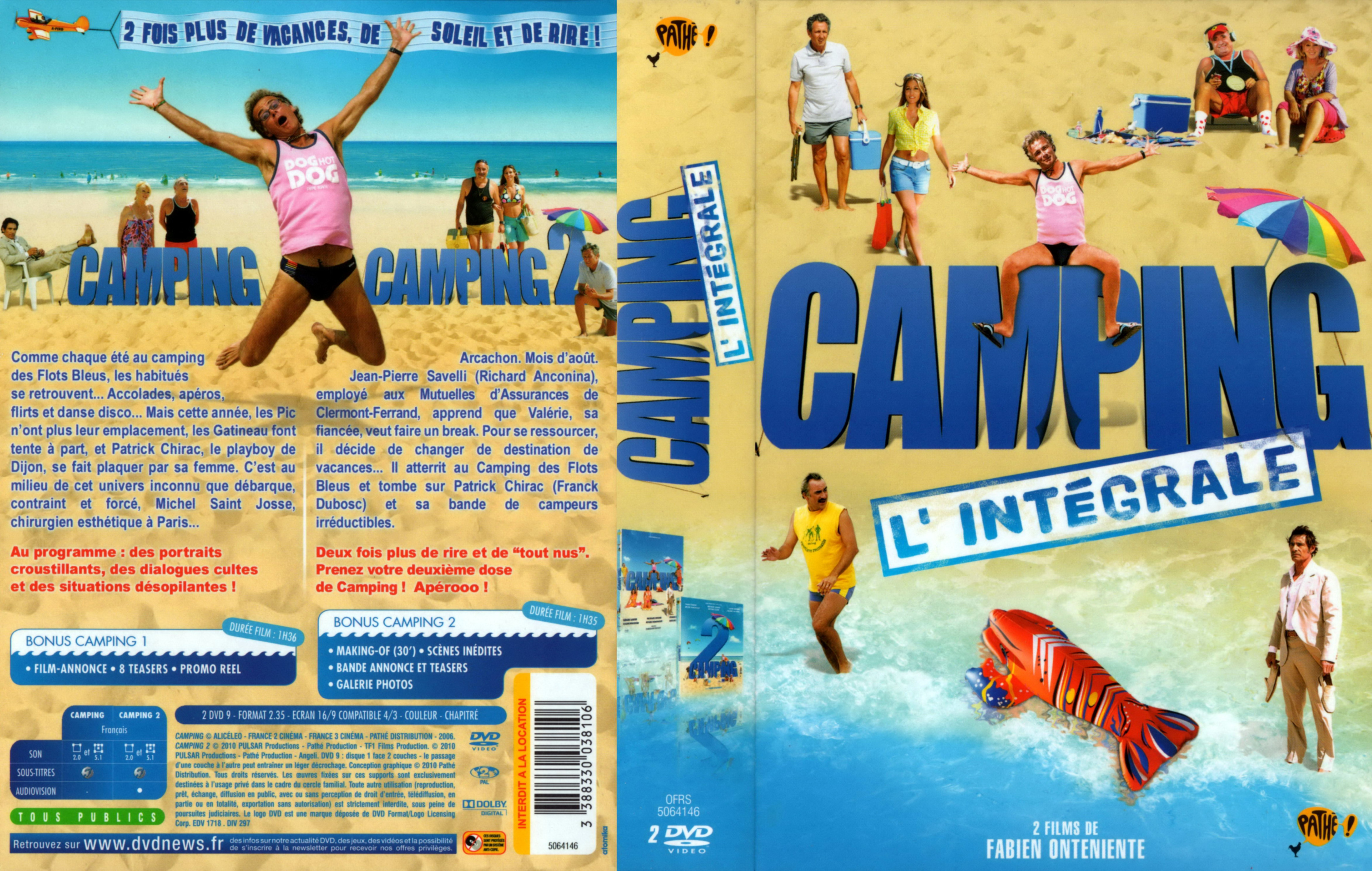 Jaquette DVD Camping Integrale