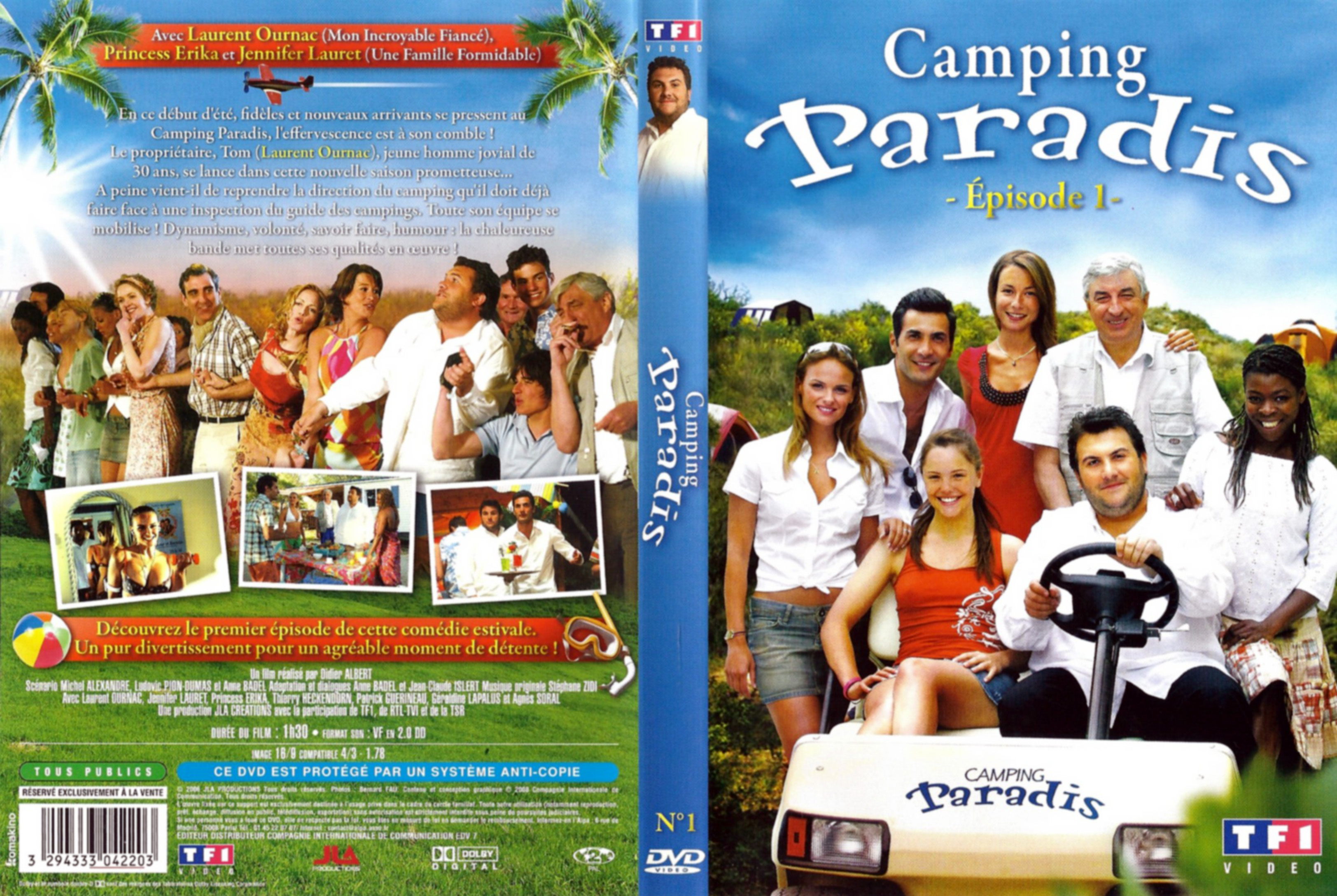 Jaquette DVD Camping Paradis vol 01