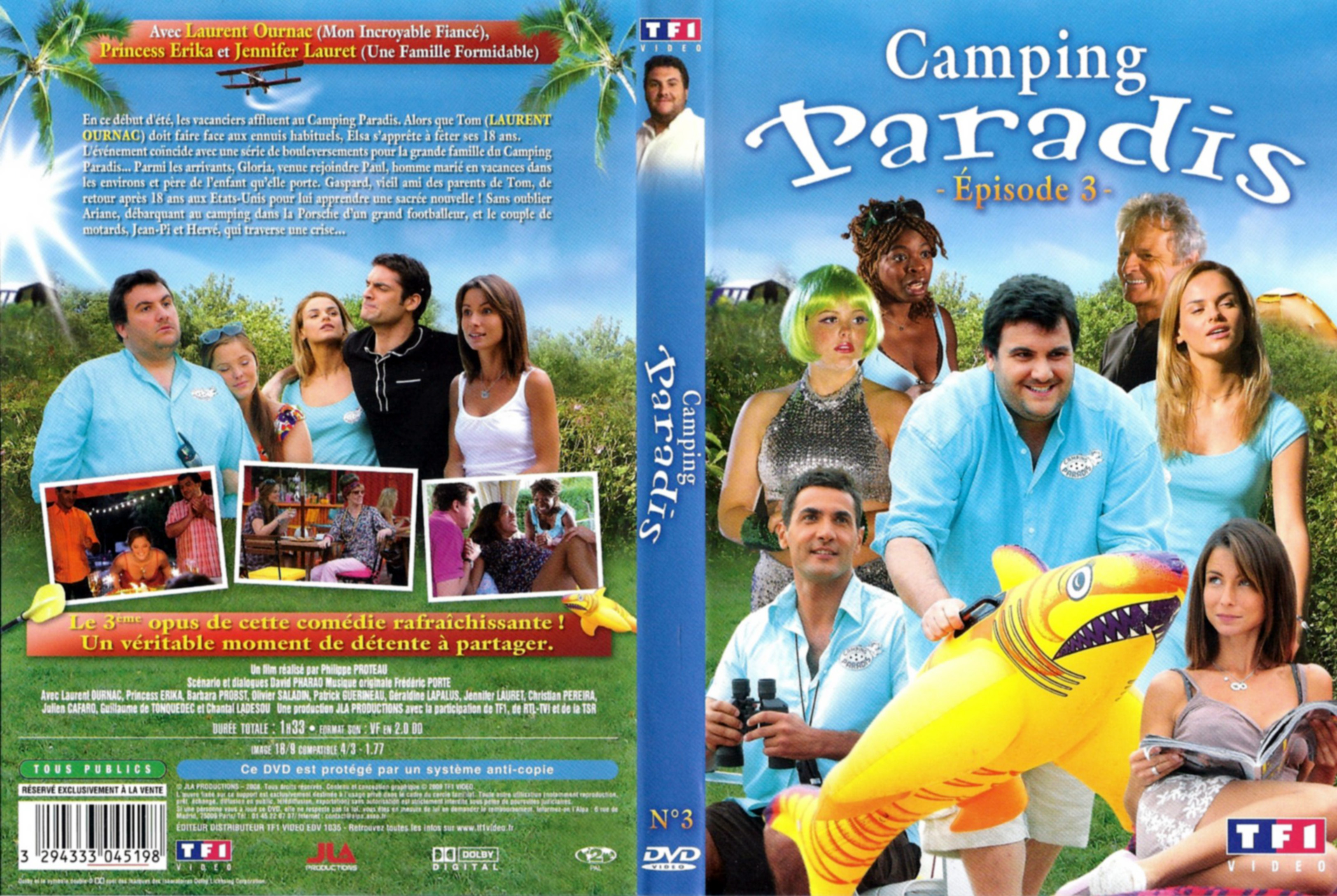 Jaquette DVD Camping Paradis vol 03