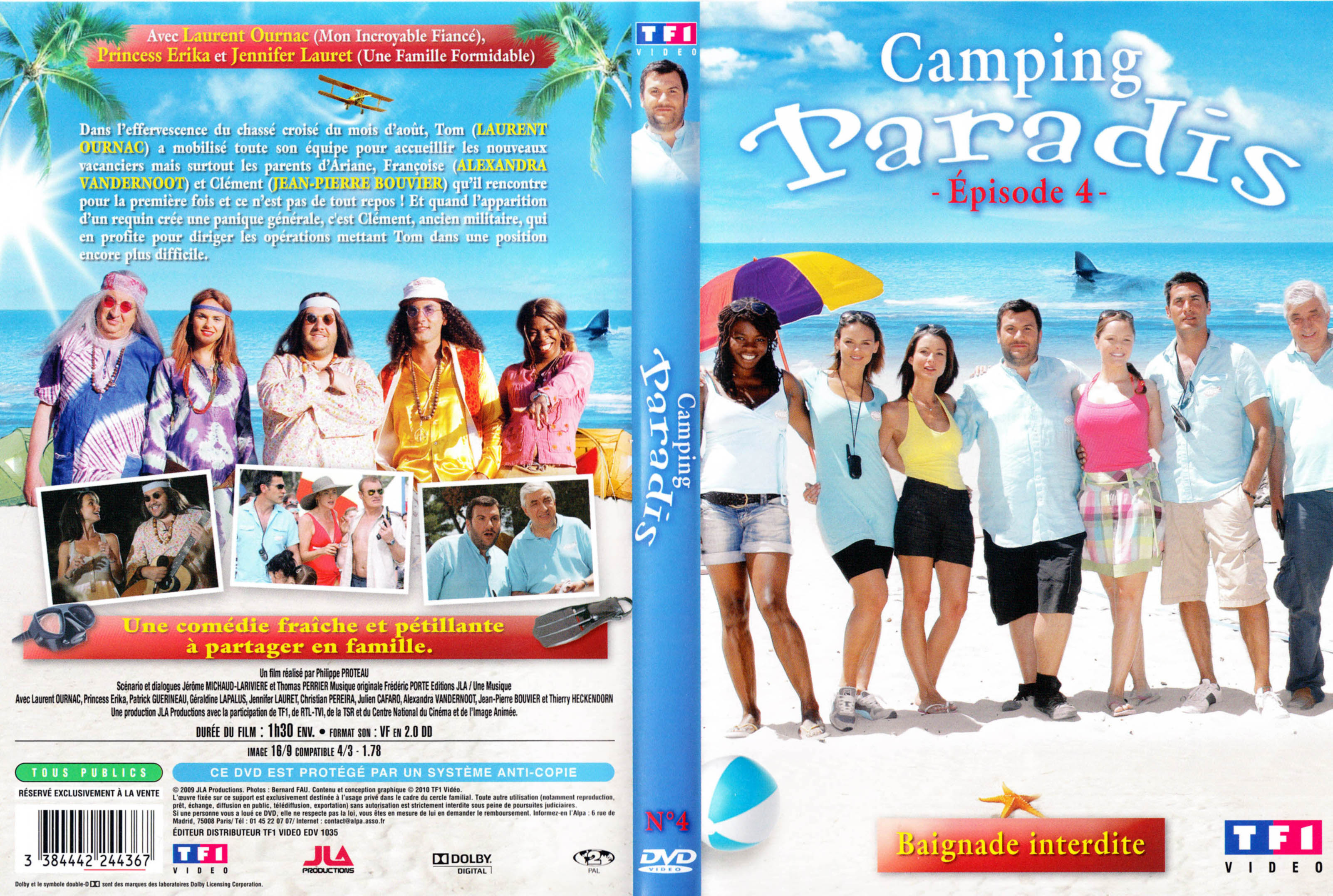 Jaquette DVD Camping Paradis vol 04