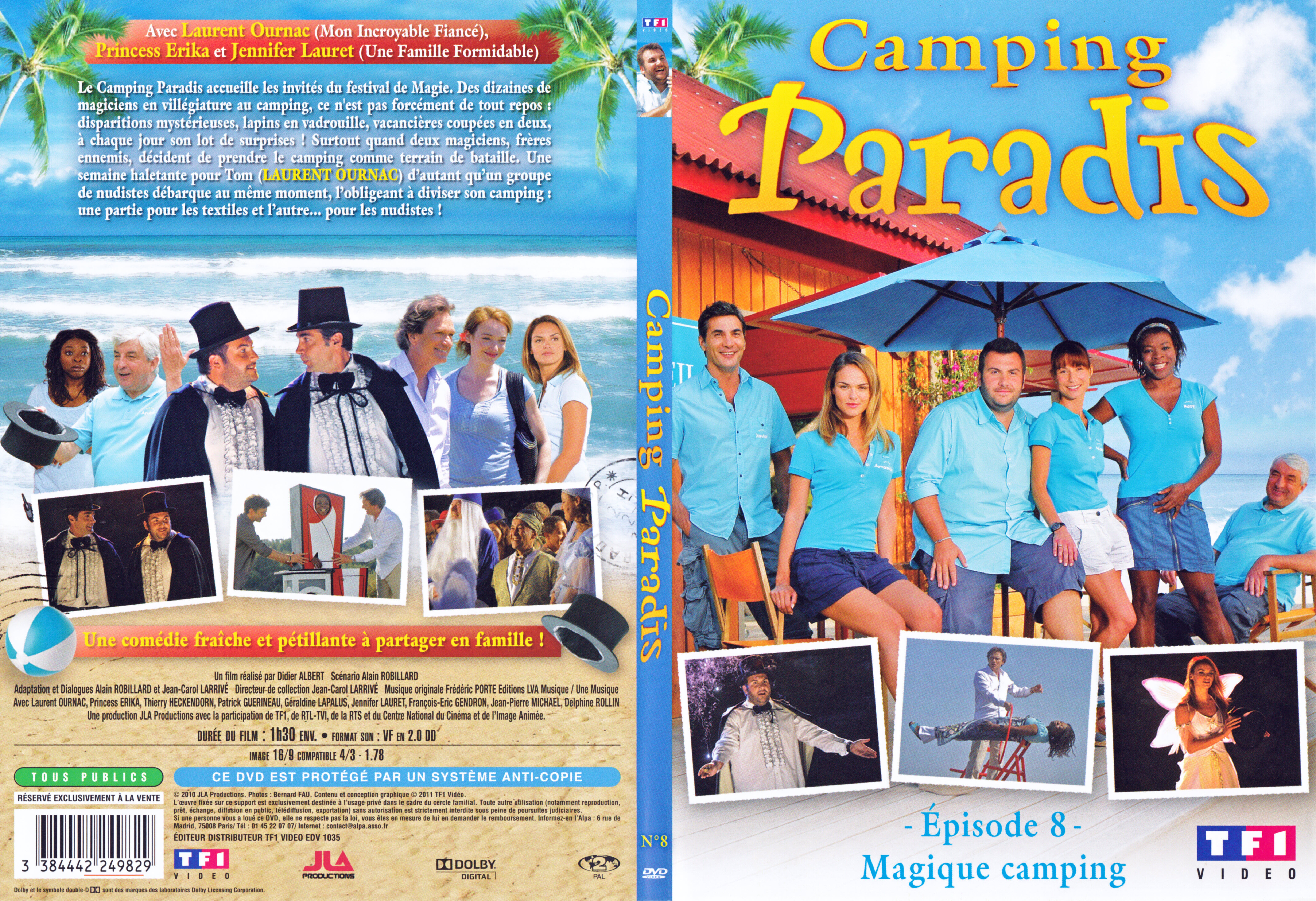 Jaquette DVD Camping Paradis vol 08