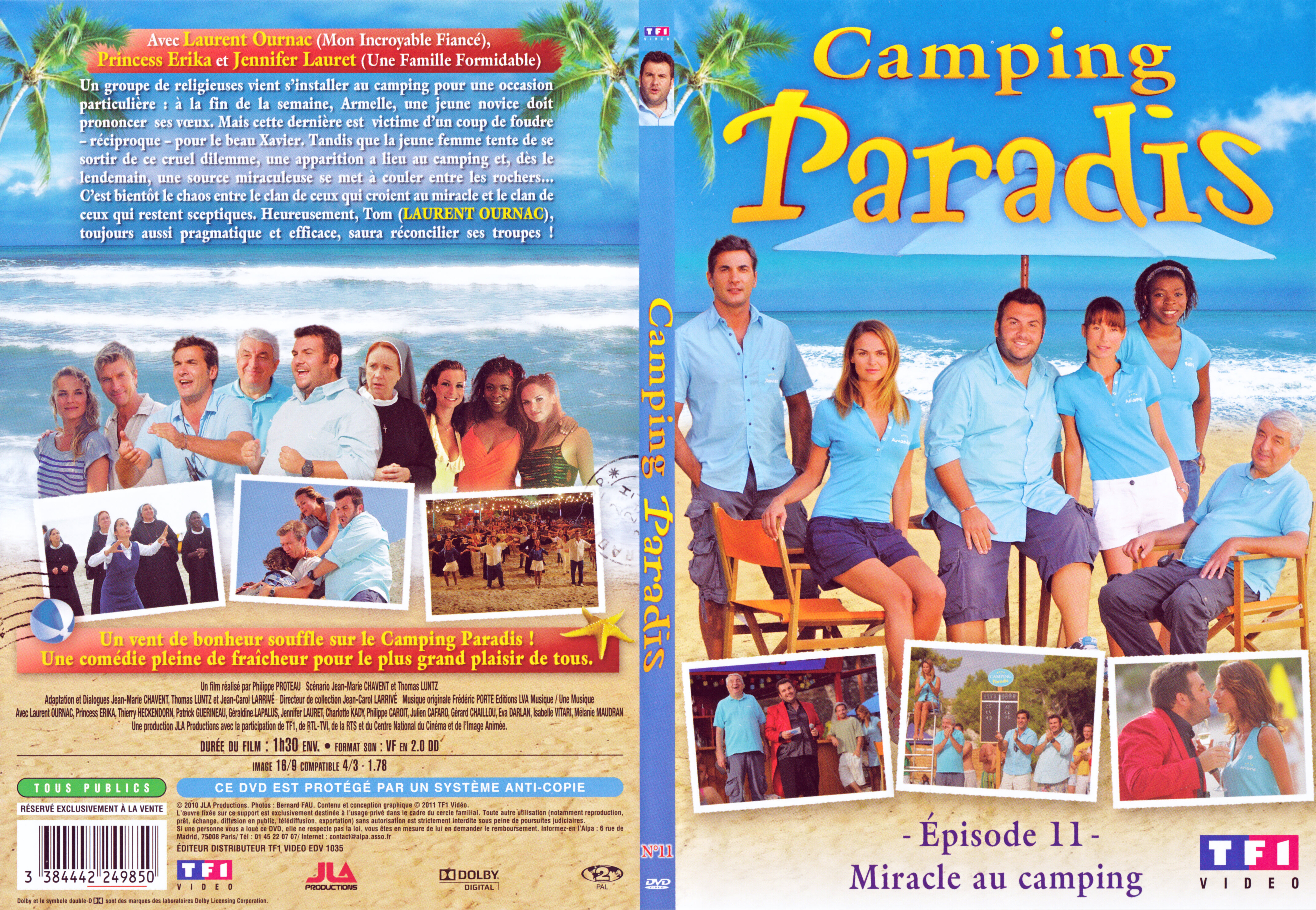 Jaquette DVD Camping Paradis vol 11