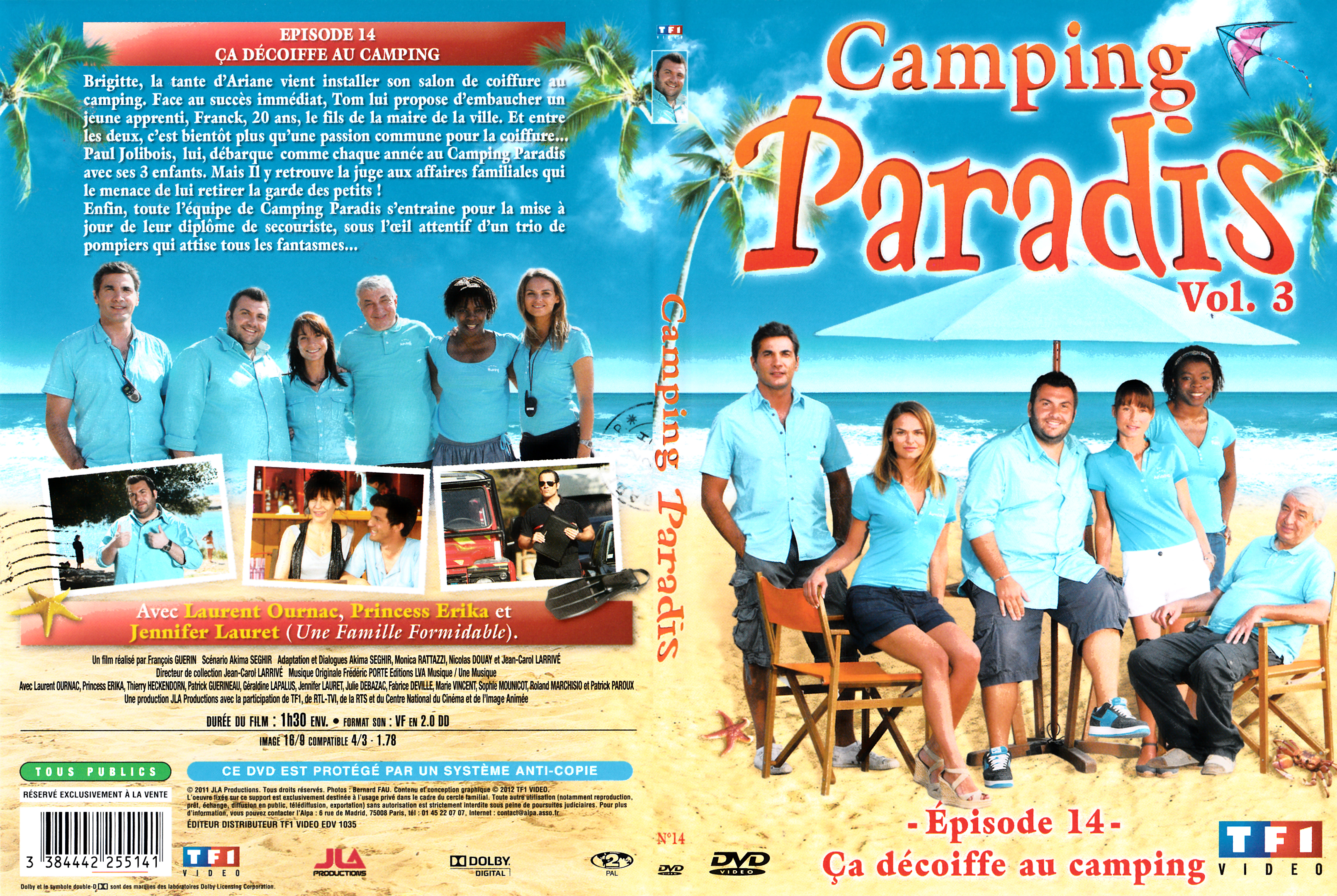 Jaquette DVD Camping Paradis vol 14