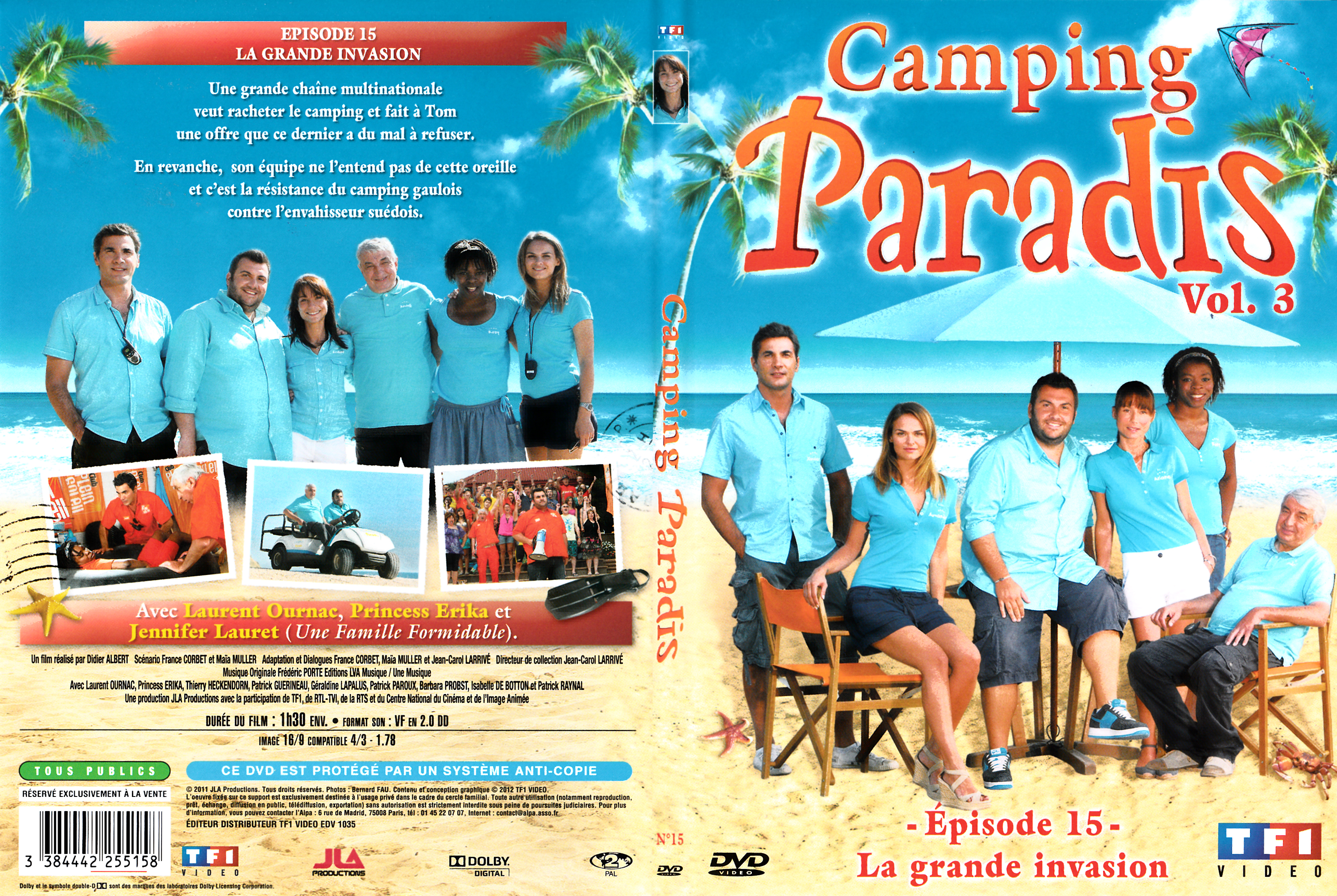 Jaquette DVD Camping Paradis vol 15