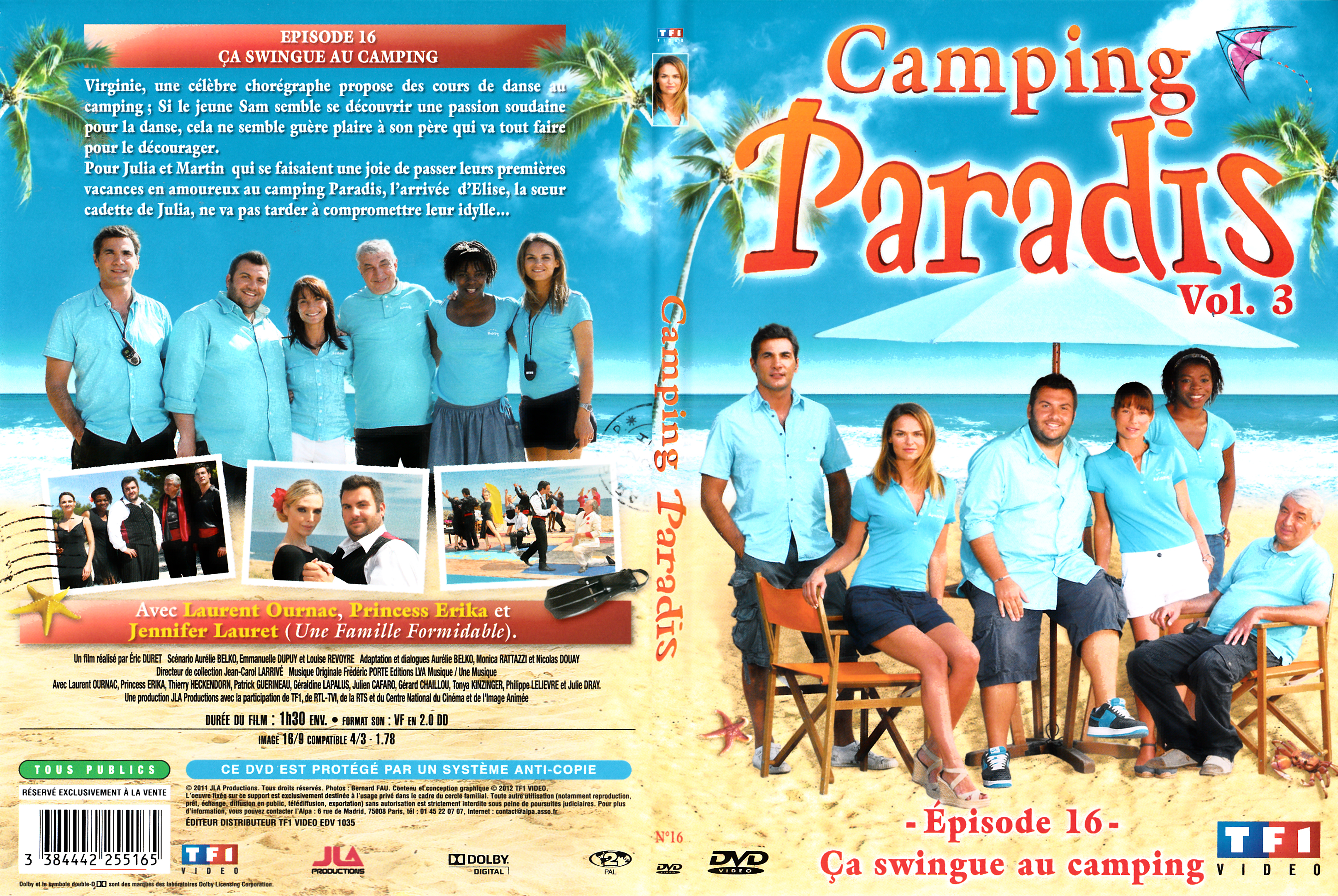 Jaquette DVD Camping Paradis vol 16