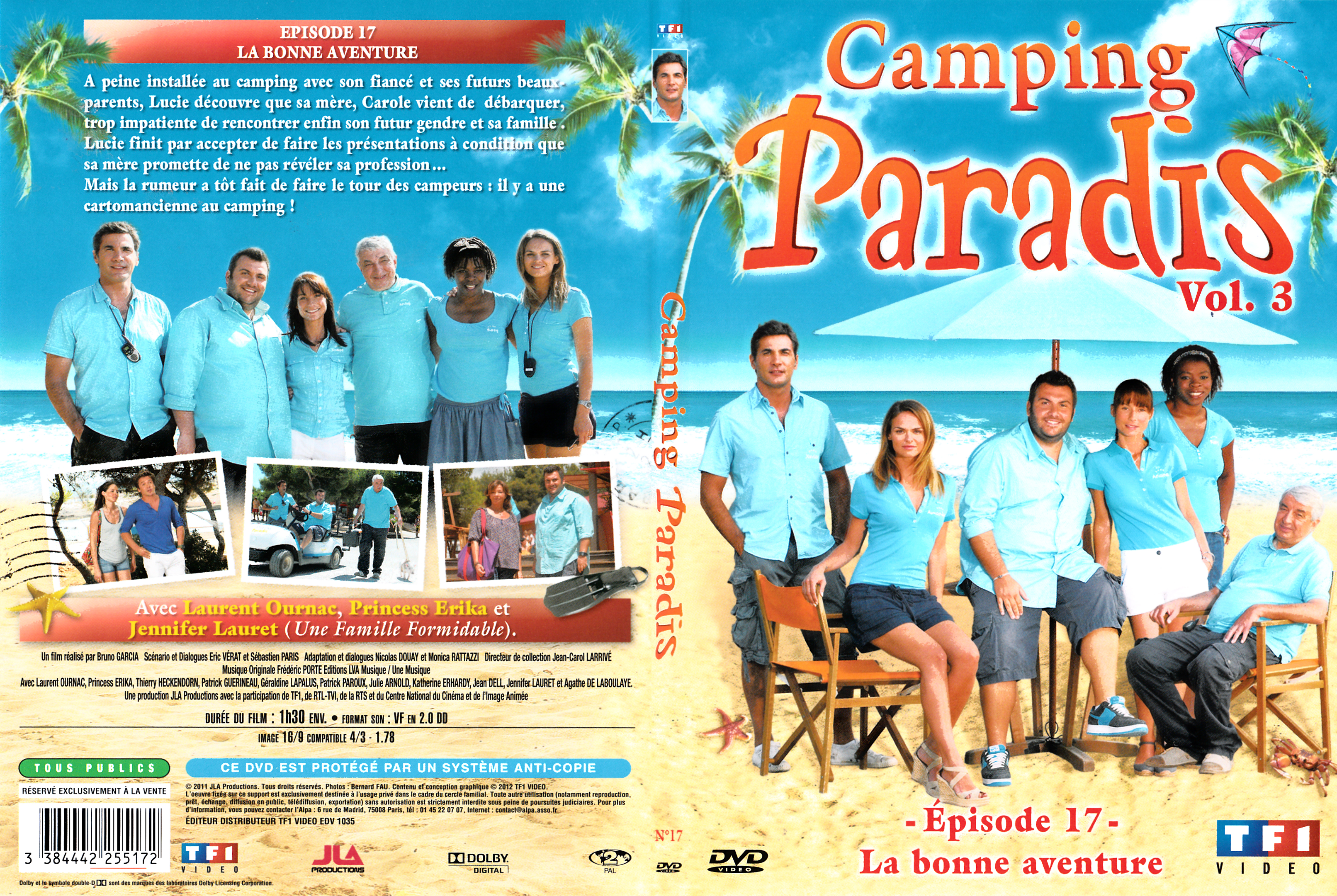 Jaquette DVD Camping Paradis vol 17
