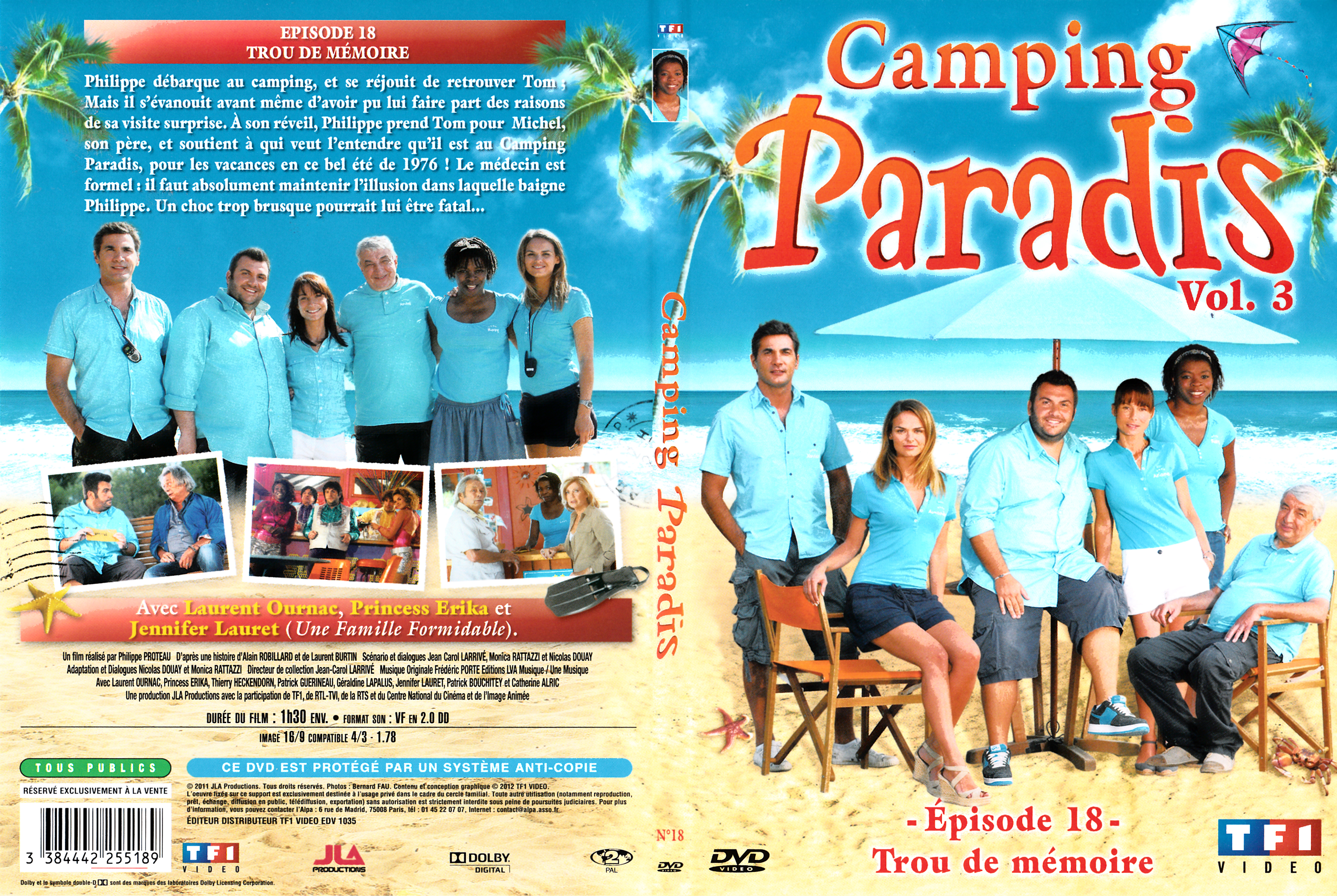 Jaquette DVD Camping Paradis vol 18