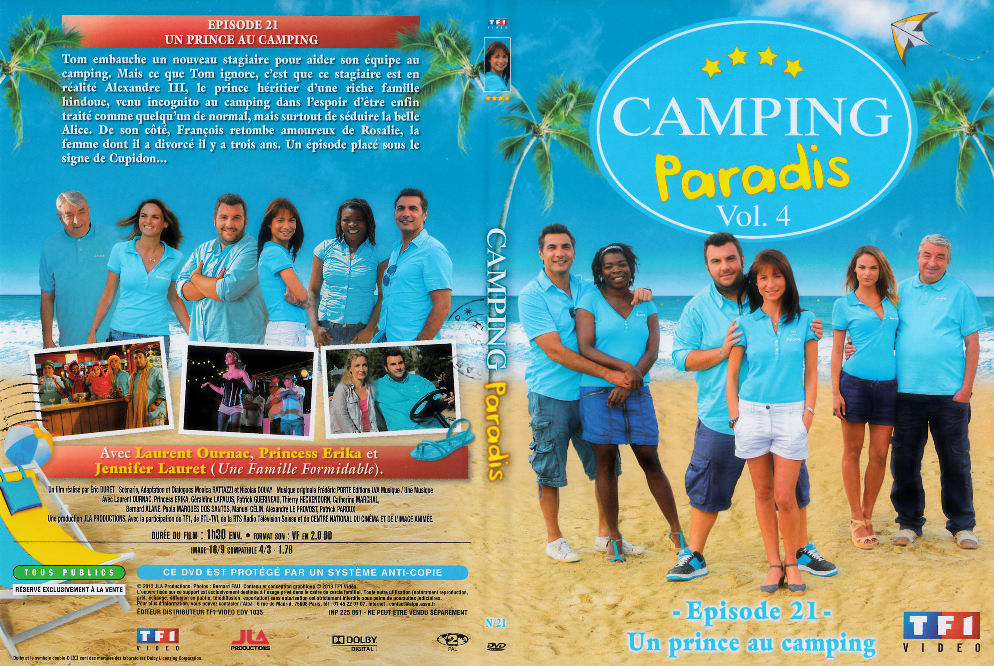 Jaquette DVD Camping Paradis vol 21