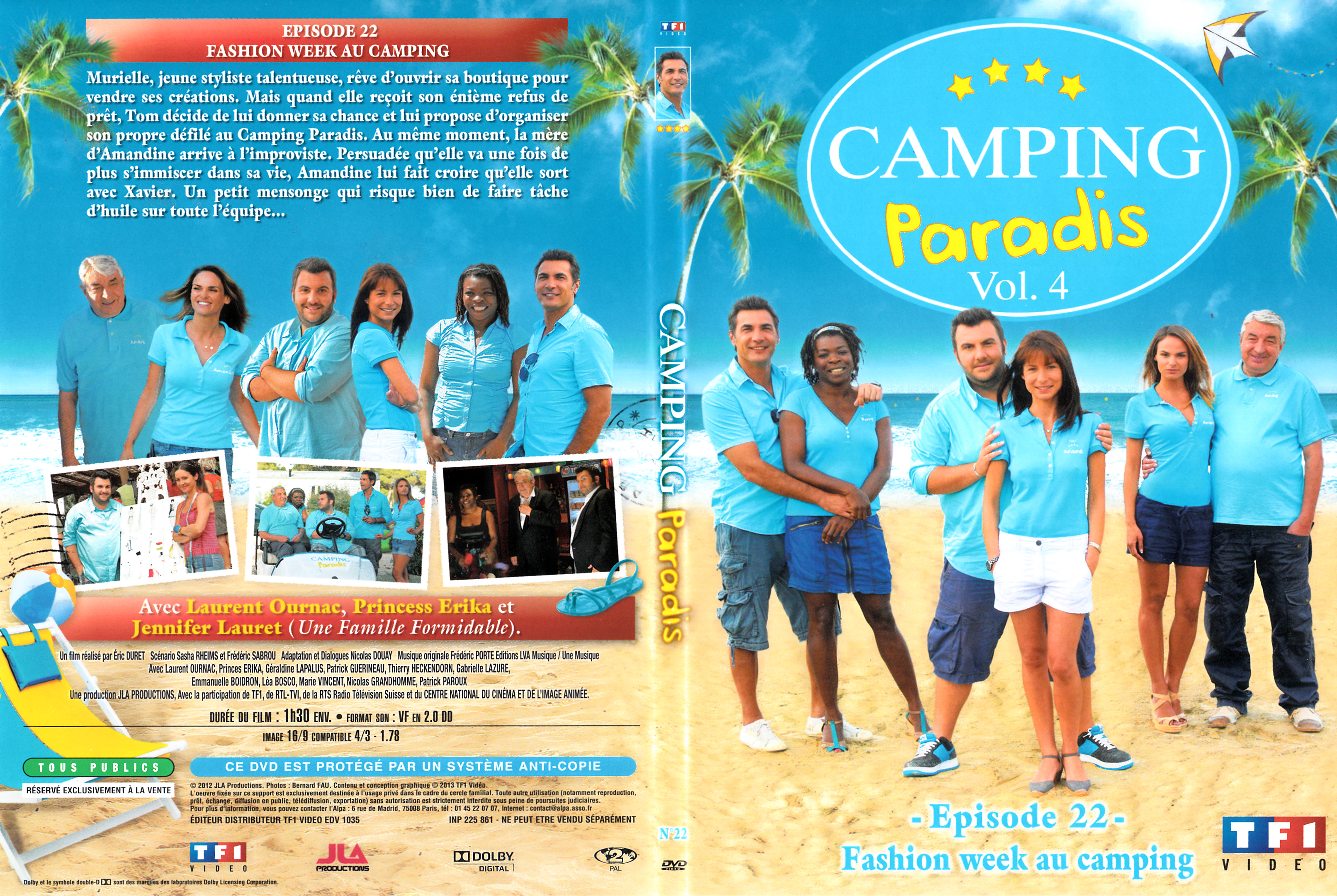 Jaquette DVD Camping Paradis vol 22