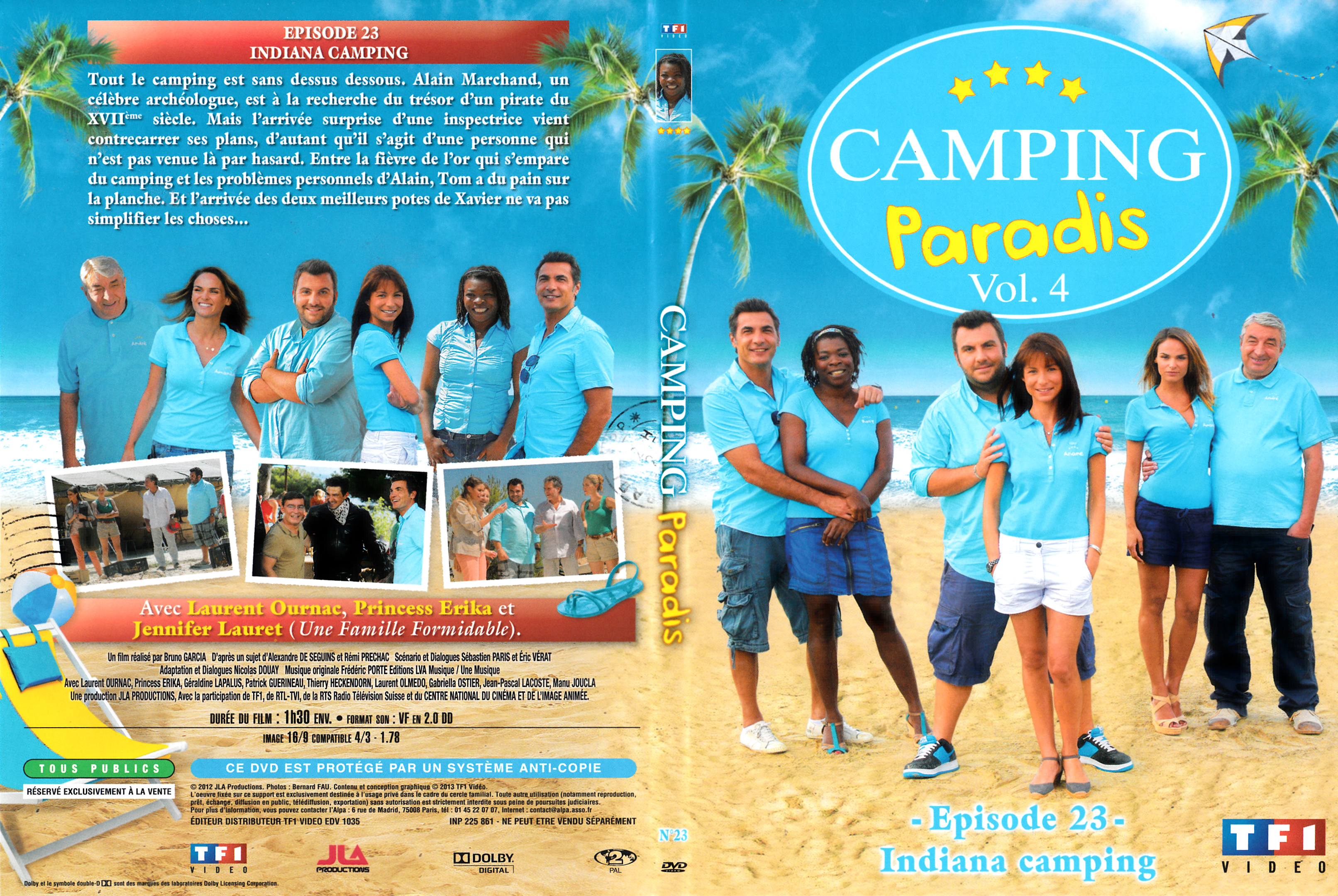 Jaquette DVD Camping Paradis vol 23
